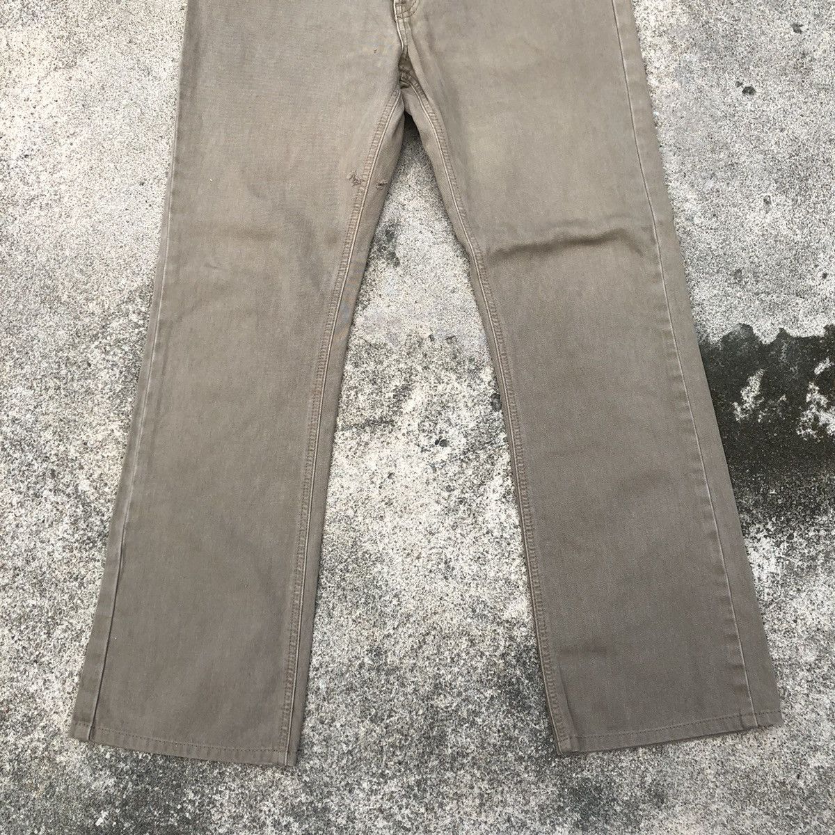 Lee × Vintage 🔥Rare🔥Vintage Lee Riders Rips Stylish Khakis Casual Pants Size US 34 / EU 50 - 3 Thumbnail