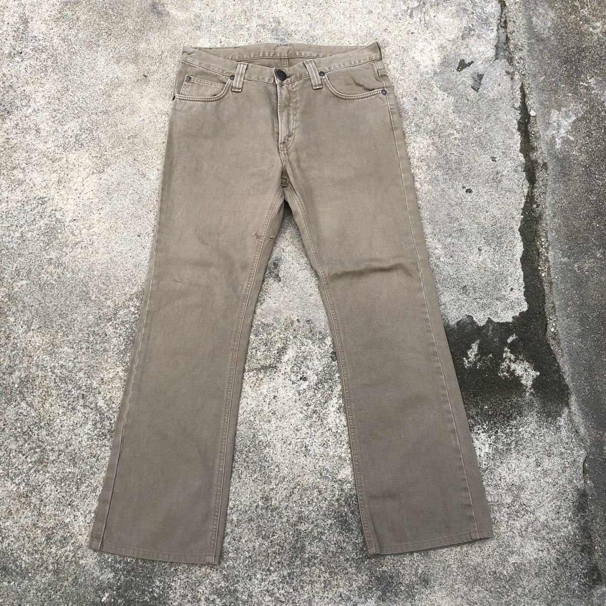 Lee × Vintage 🔥Rare🔥Vintage Lee Riders Rips Stylish Khakis Casual Pants Size US 34 / EU 50 - 1 Thumbnail