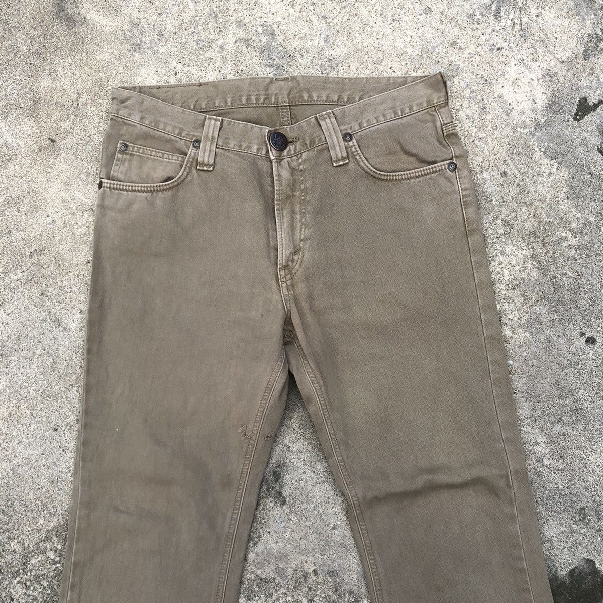 Lee × Vintage 🔥Rare🔥Vintage Lee Riders Rips Stylish Khakis Casual Pants Size US 34 / EU 50 - 2 Thumbnail
