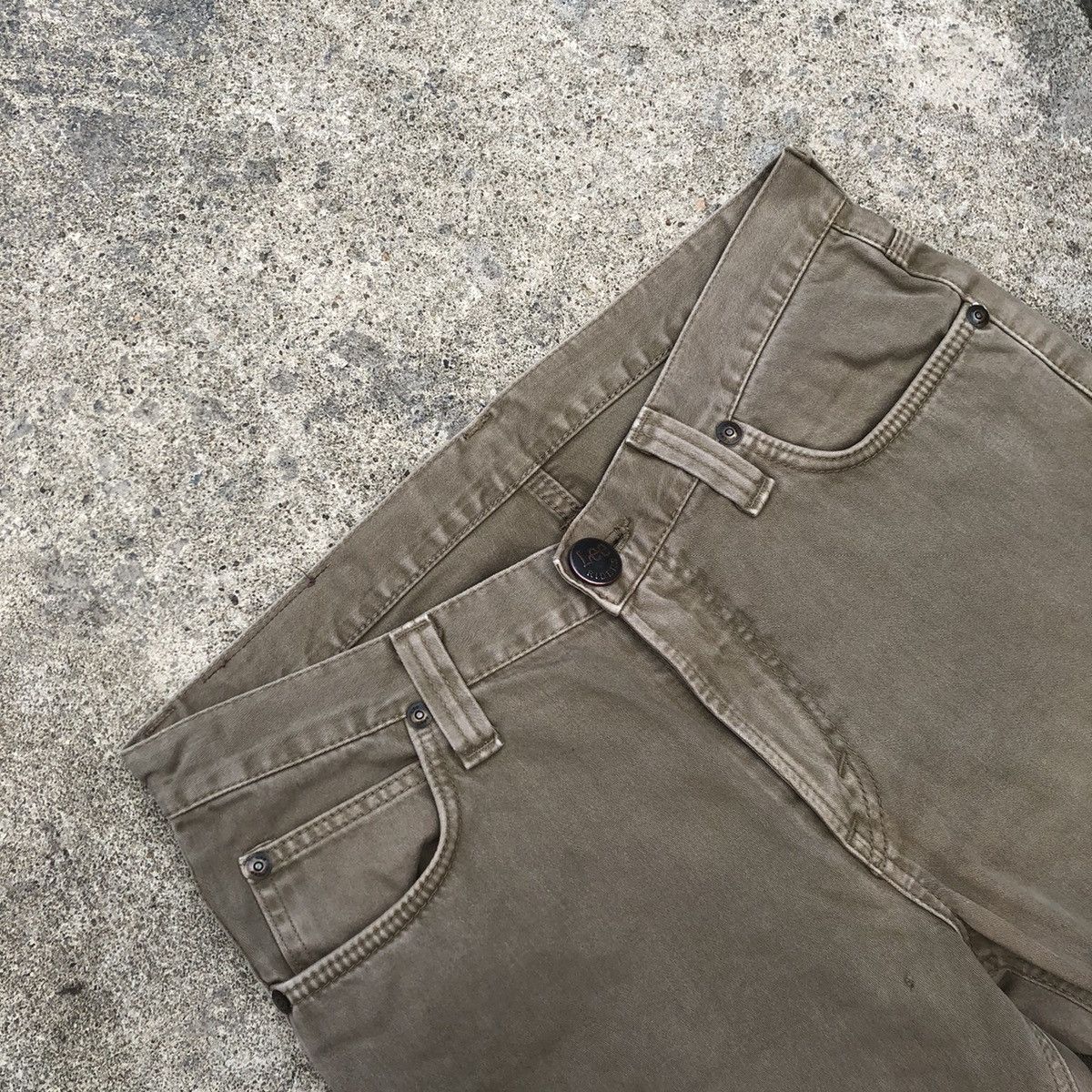 Lee × Vintage 🔥Rare🔥Vintage Lee Riders Rips Stylish Khakis Casual Pants Size US 34 / EU 50 - 9 Thumbnail