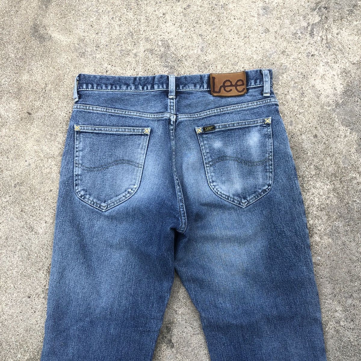 Lee × Vintage 🔥Rare🔥Vintage Lee Riders Stoned Wash Rips Distress Jeans Size US 31 - 5 Thumbnail