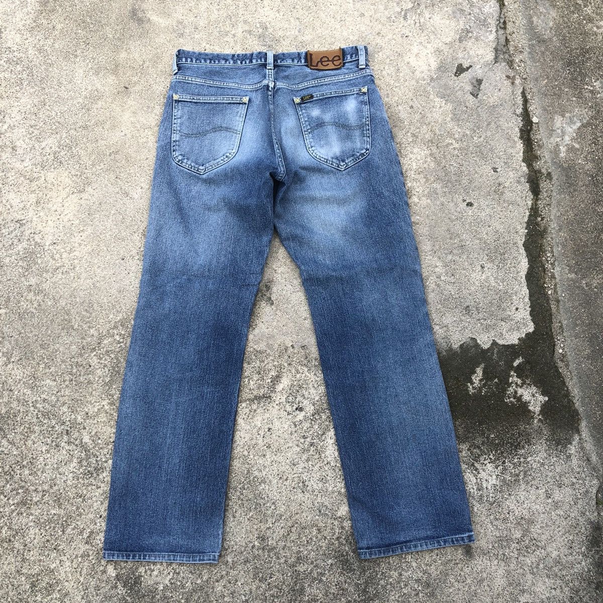 Lee × Vintage 🔥Rare🔥Vintage Lee Riders Stoned Wash Rips Distress Jeans Size US 31 - 4 Thumbnail