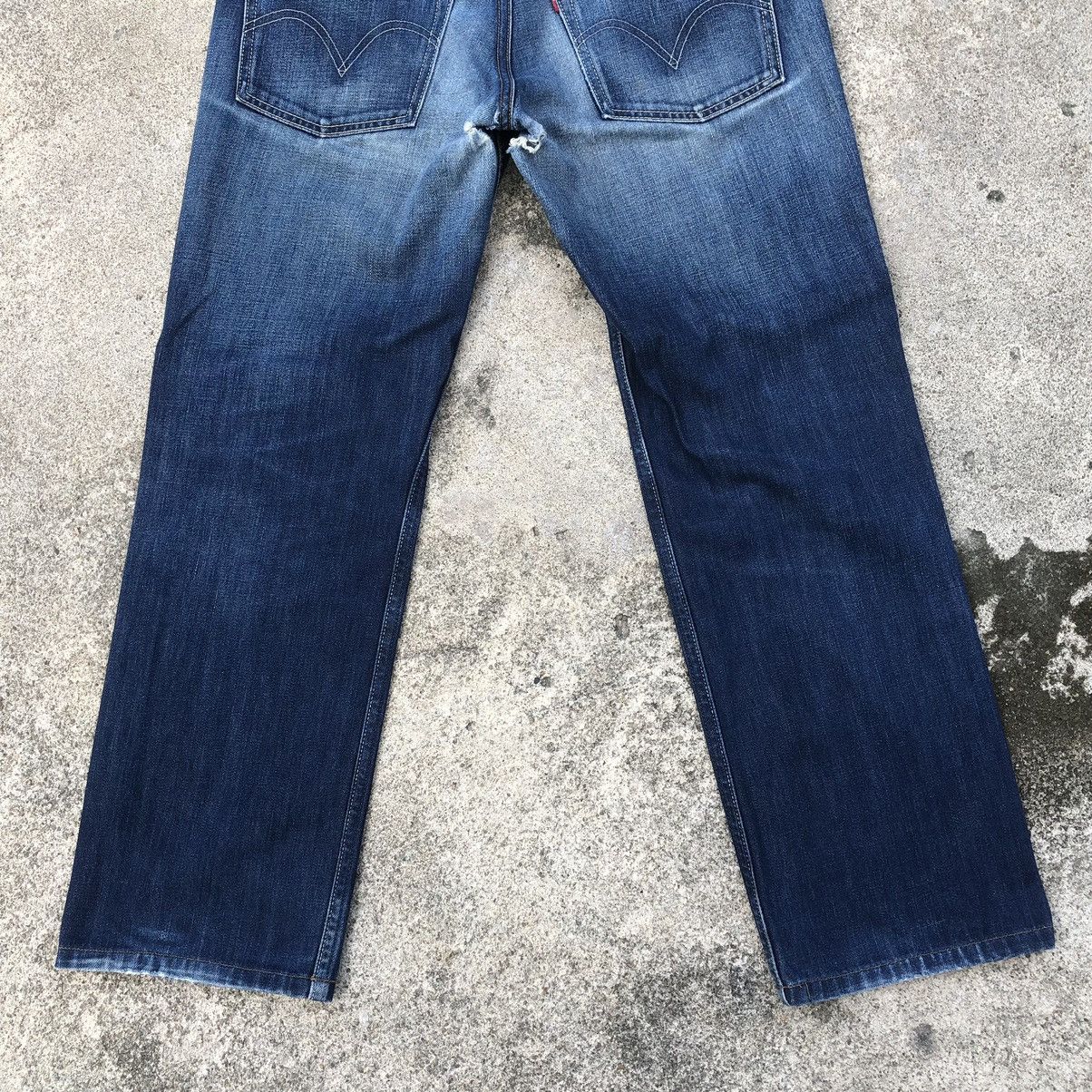 Levi's × Vintage 🔥Trash🔥Vintage Levis 502 Rips Distress Selvedge Dirty Denim Size US 32 / EU 48 - 6 Thumbnail