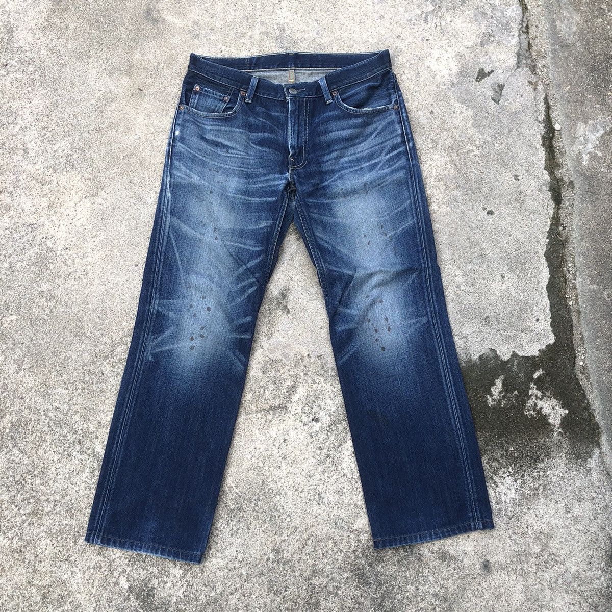 Levi's × Vintage 🔥Trash🔥Vintage Levis 502 Rips Distress Selvedge Dirty Denim Size US 32 / EU 48 - 1 Thumbnail