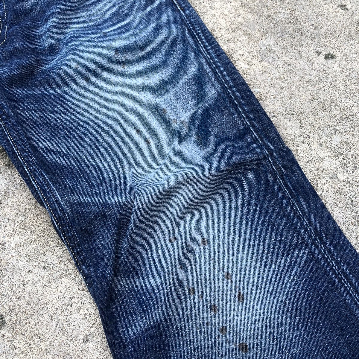 Levi's × Vintage 🔥Trash🔥Vintage Levis 502 Rips Distress Selvedge Dirty Denim Size US 32 / EU 48 - 8 Thumbnail