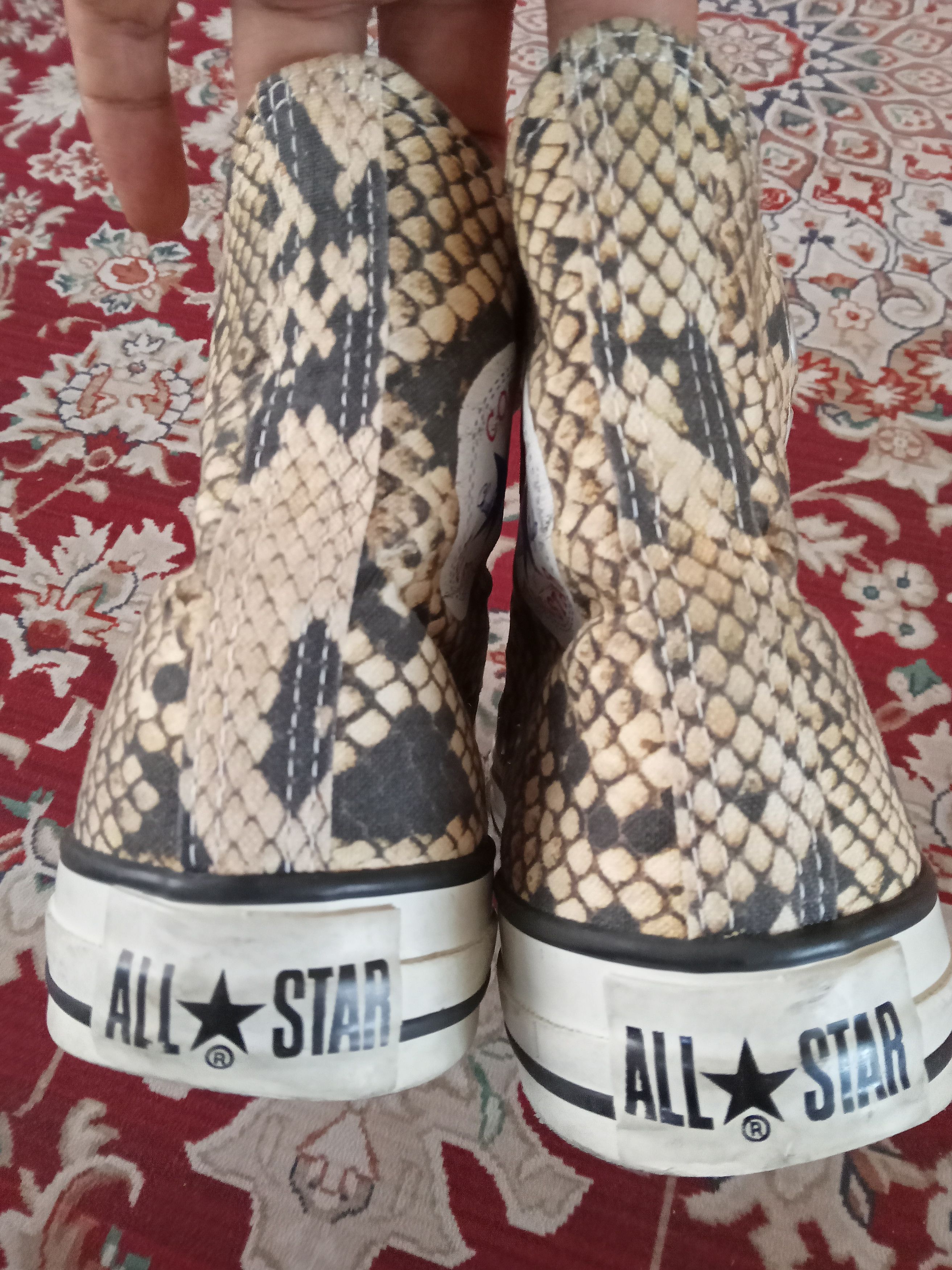 Vintage Rare Converse All Star Python full Print shoes