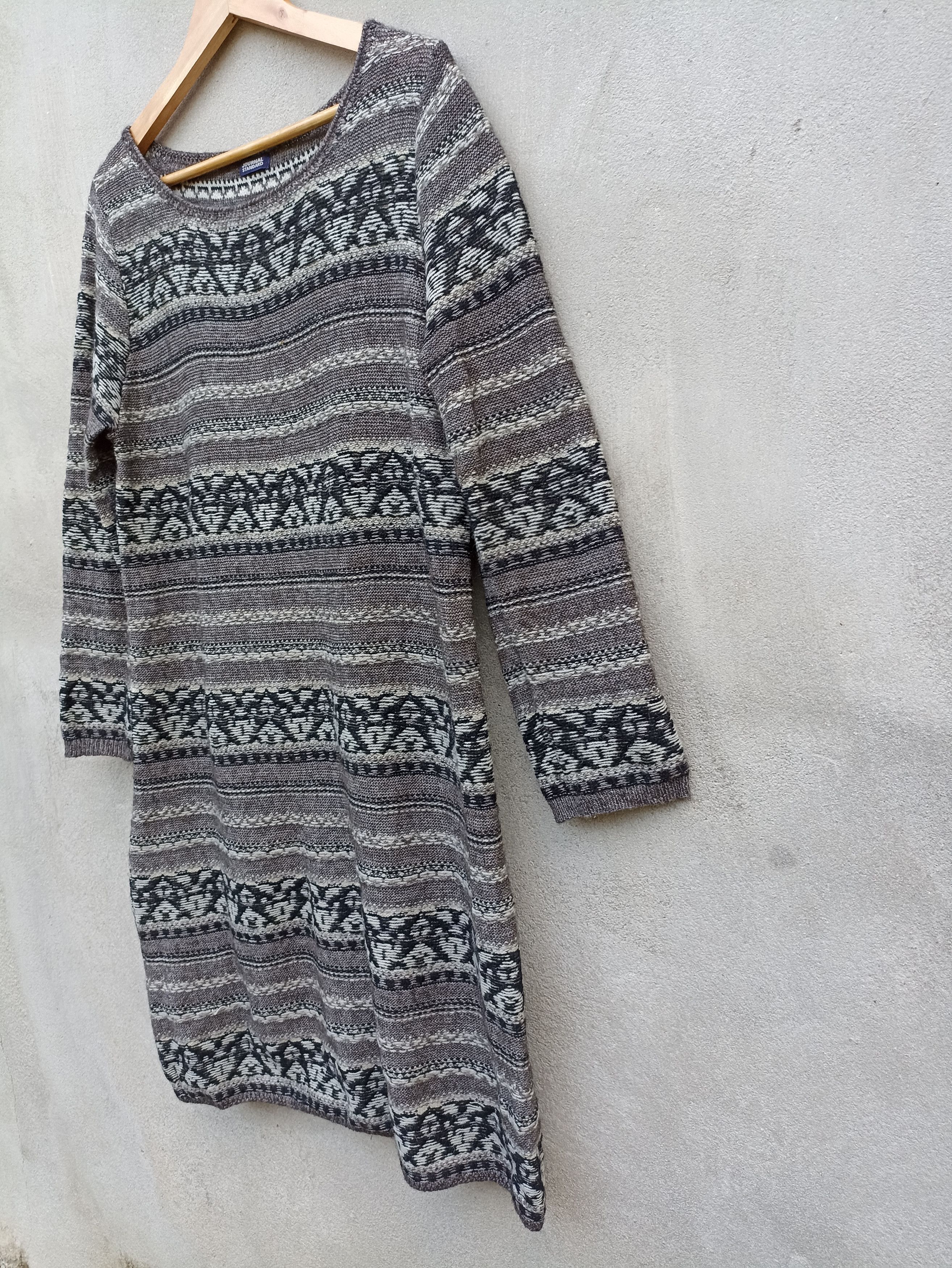 Journal Standard × Vintage 🖤STEALS🖤 Journal Standard Knit Long Shirt Size US M / EU 48-50 / 2 - 2 Thumbnail