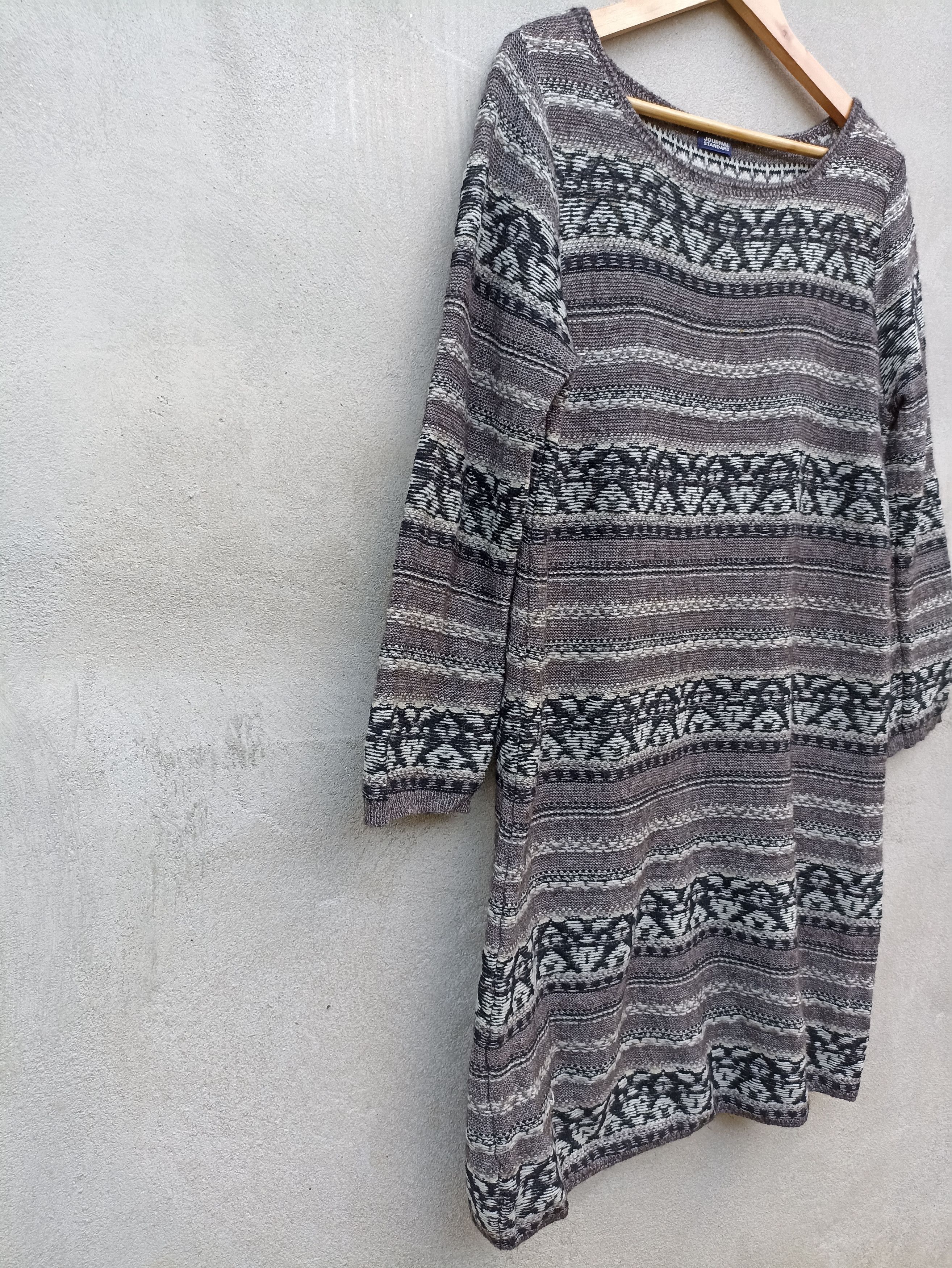 Journal Standard × Vintage 🖤STEALS🖤 Journal Standard Knit Long Shirt Size US M / EU 48-50 / 2 - 3 Thumbnail