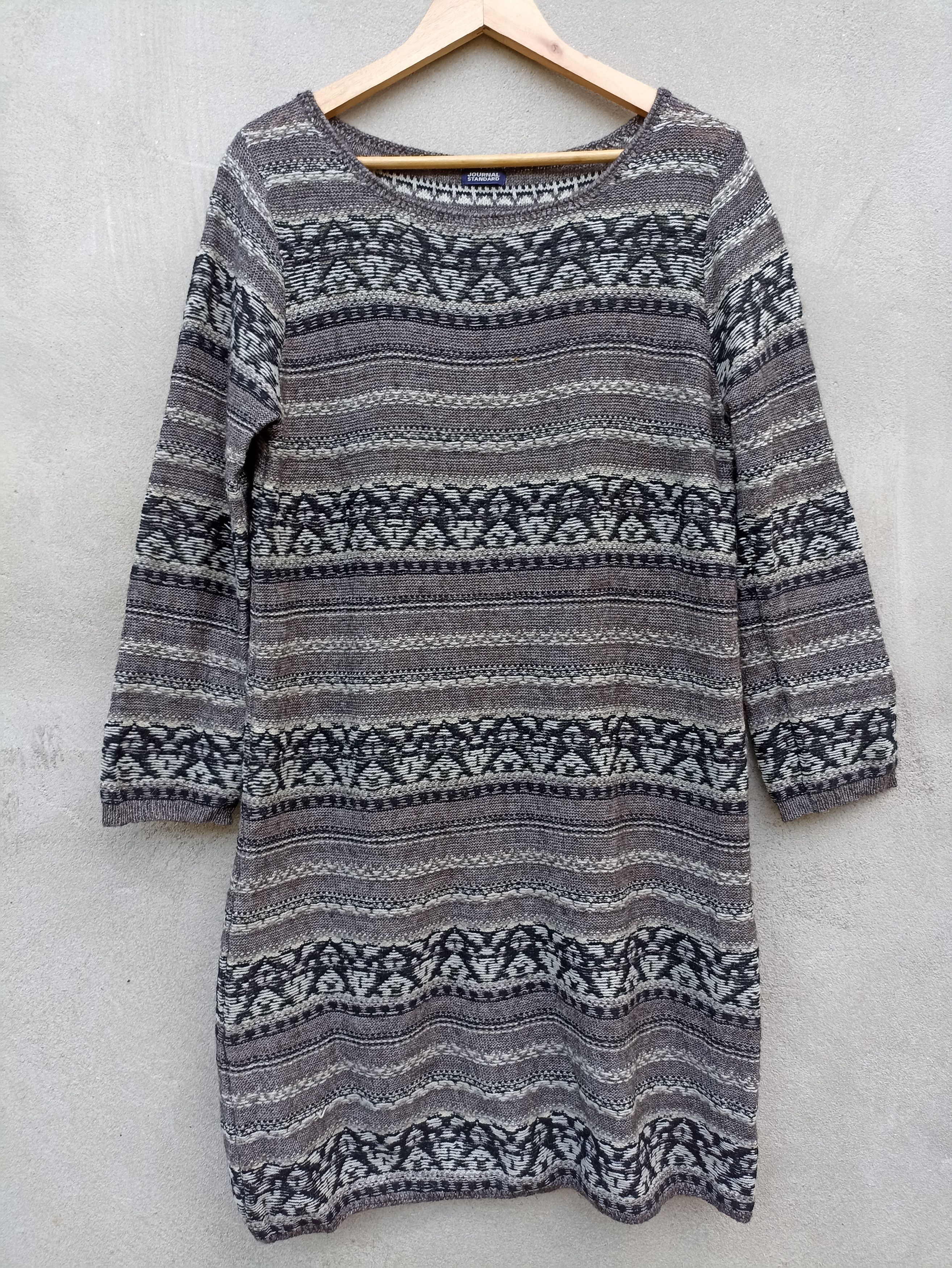 Journal Standard × Vintage 🖤STEALS🖤 Journal Standard Knit Long Shirt Size US M / EU 48-50 / 2 - 1 Thumbnail