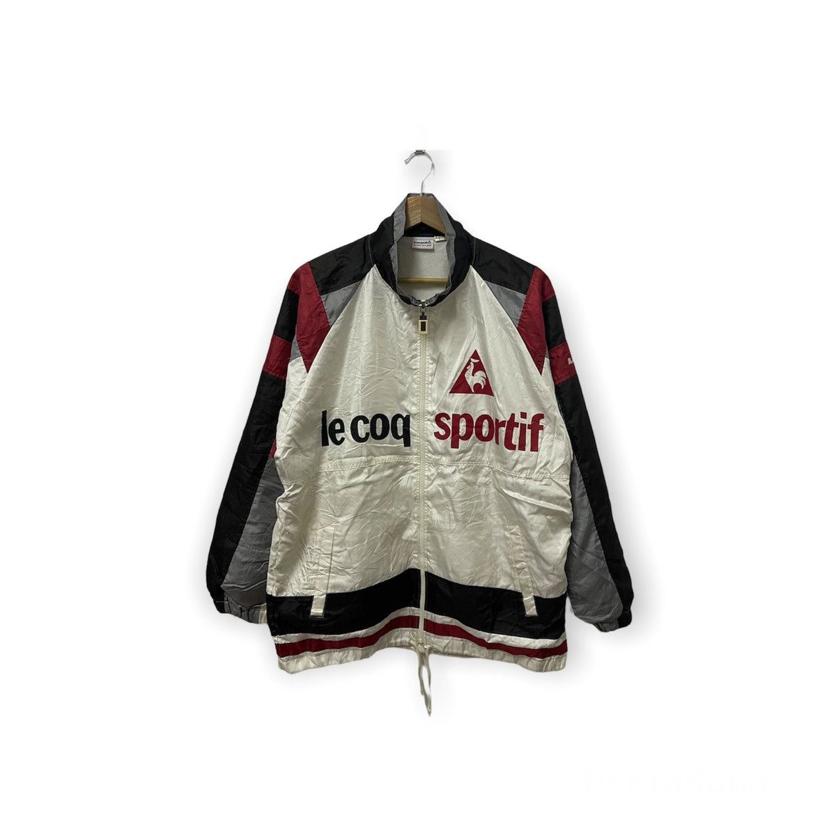 Japanese Brand × Le Coq Sportif × Vintage Vintage Lecoq Sportif Spell Out Logo Windbreaker Jacket Size US M / EU 48-50 / 2 - 1 Thumbnail