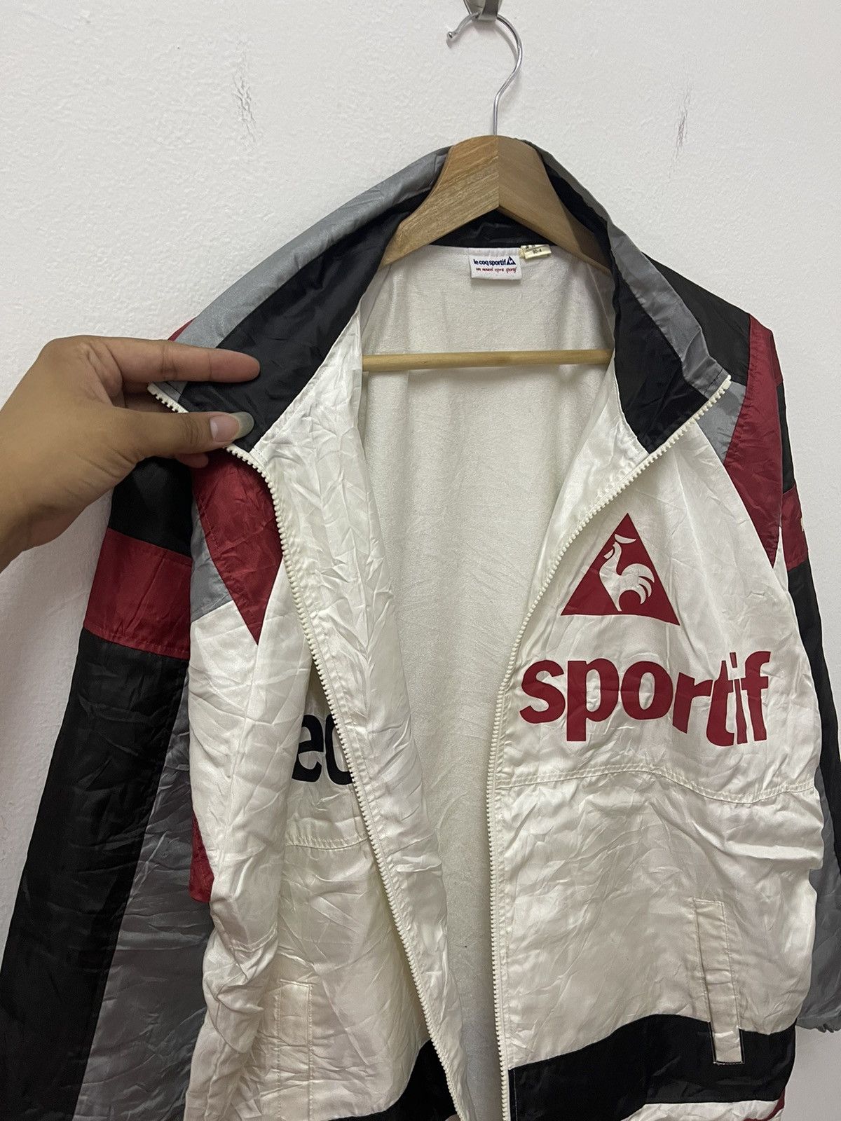 Japanese Brand × Le Coq Sportif × Vintage Vintage Lecoq Sportif Spell Out Logo Windbreaker Jacket Size US M / EU 48-50 / 2 - 4 Thumbnail