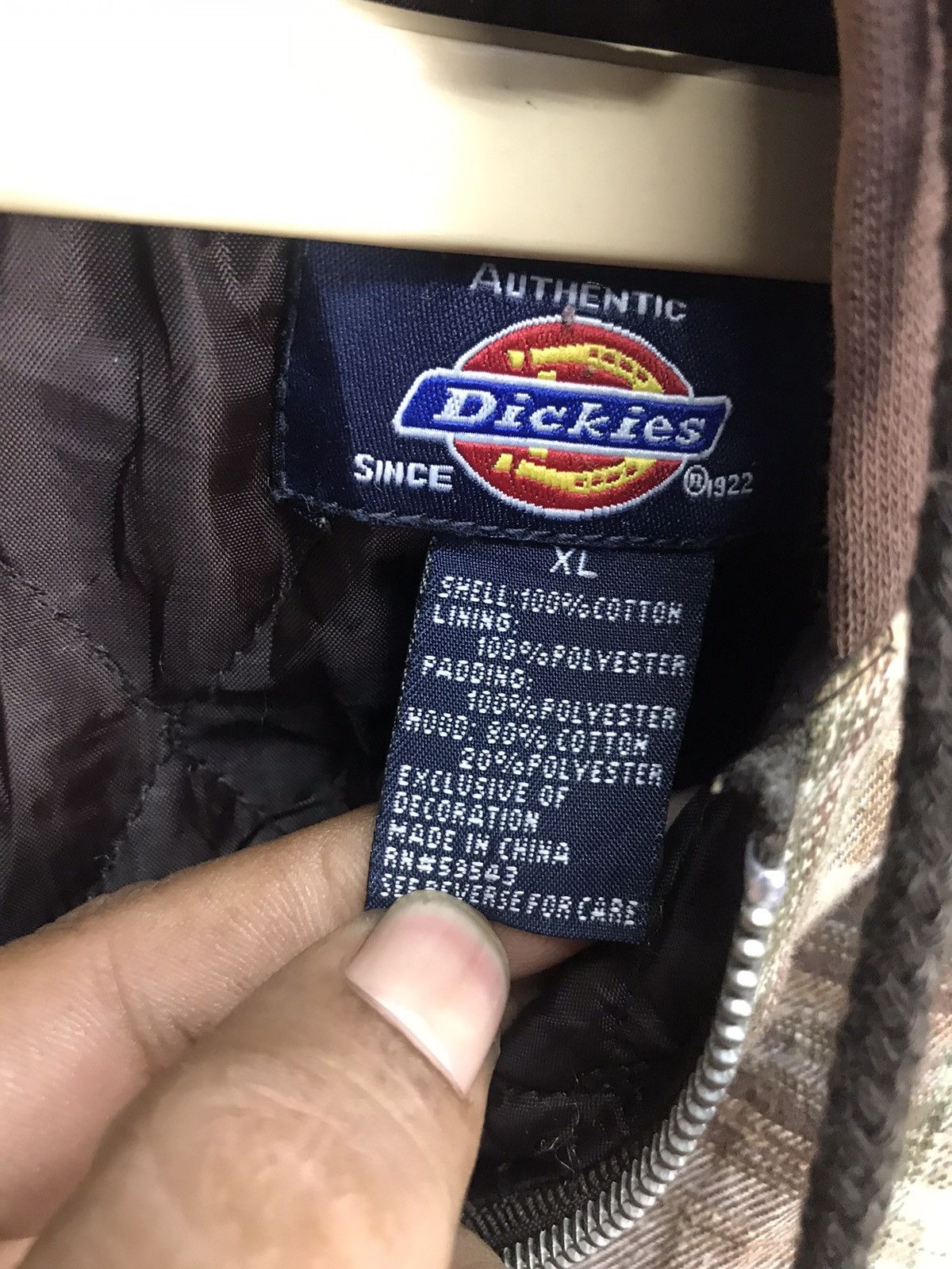 Dickies Vintage dickies zipper hoodie jacket Size US XL / EU 56 / 4 - 4 Thumbnail