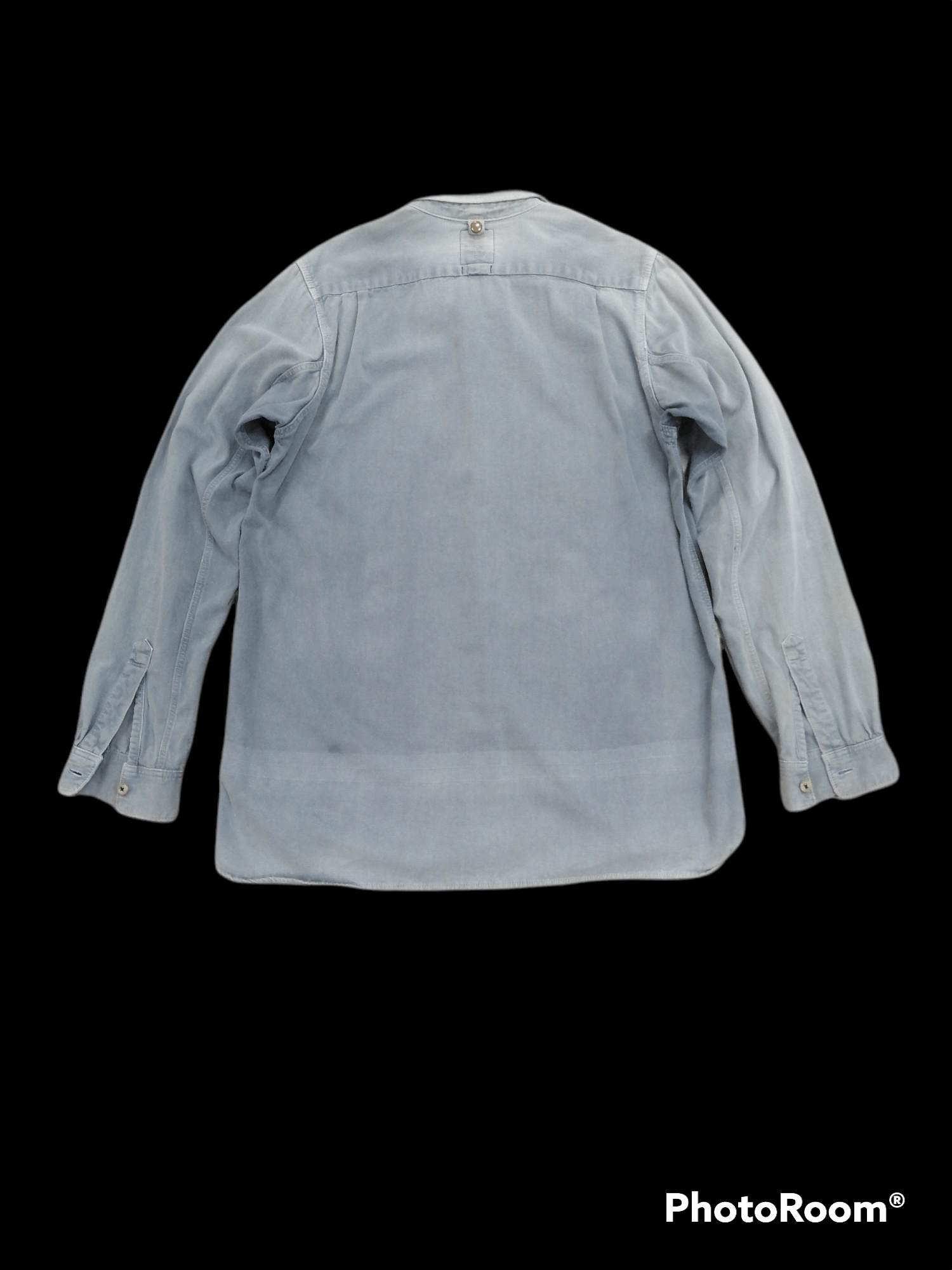 Visvim Visvim Plain Faded Blue Grey Button Shirts Size US S / EU 44-46 / 1 - 5 Thumbnail