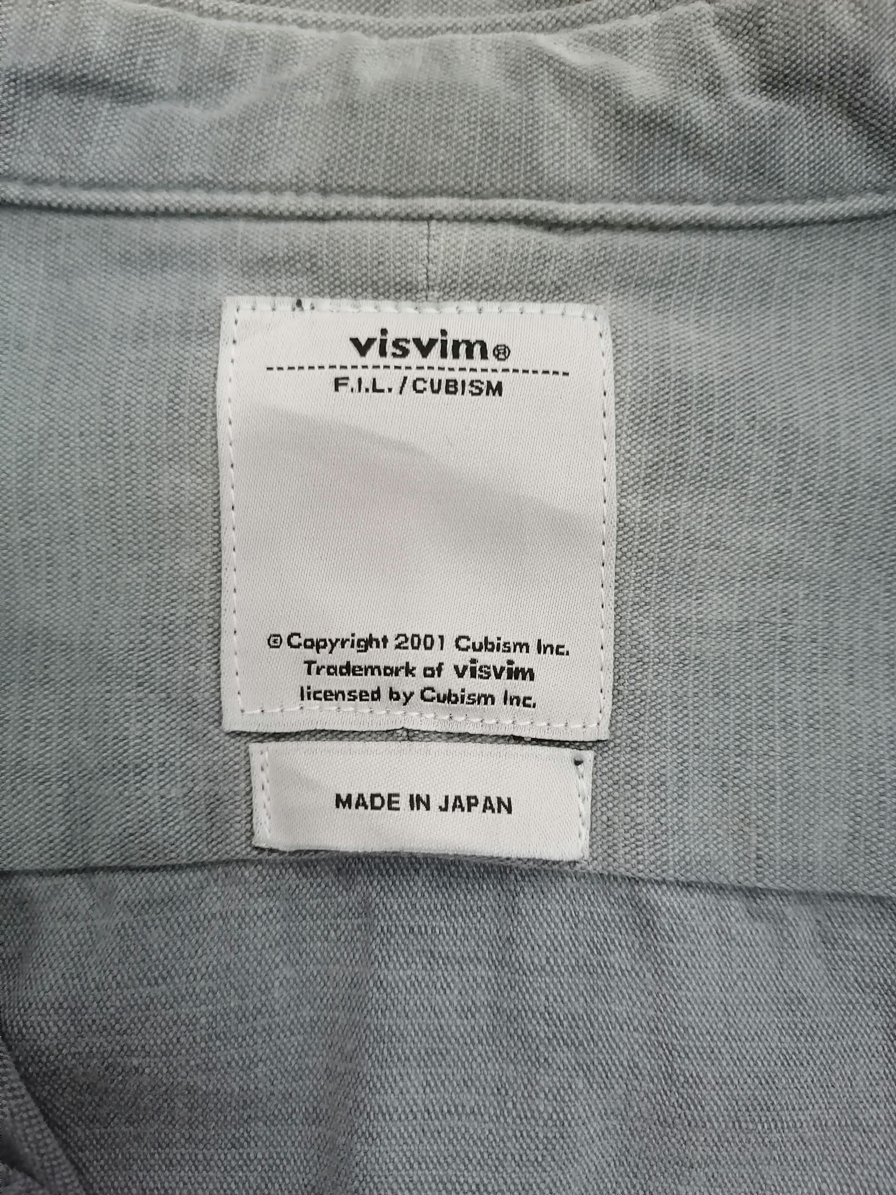 Visvim Visvim Plain Faded Blue Grey Button Shirts Size US S / EU 44-46 / 1 - 8 Thumbnail