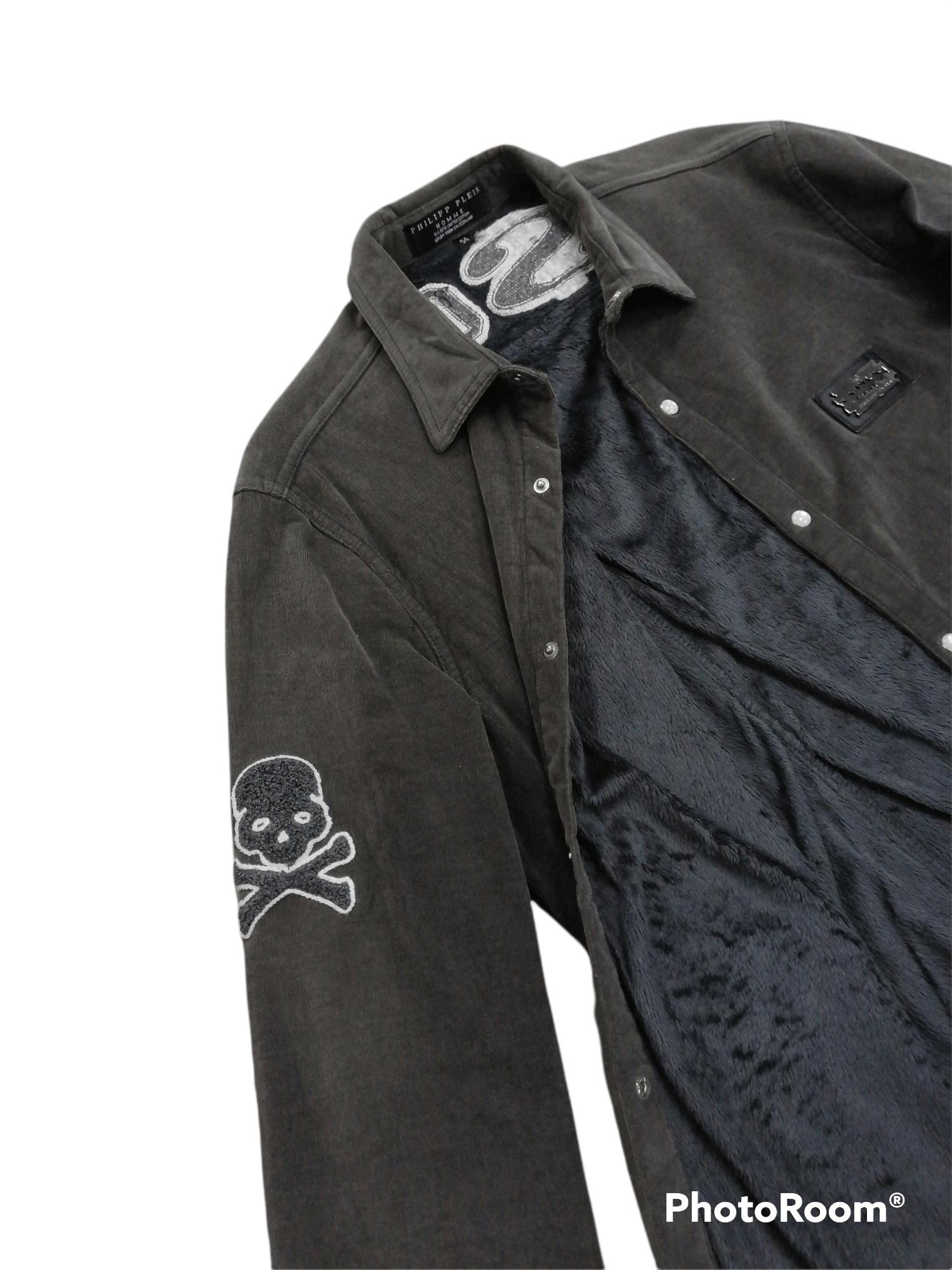 Flannel × Philipp Plein Philipp Plein Homme Fuck Dollar Fleece Inside Flannel Size US M / EU 48-50 / 2 - 3 Thumbnail