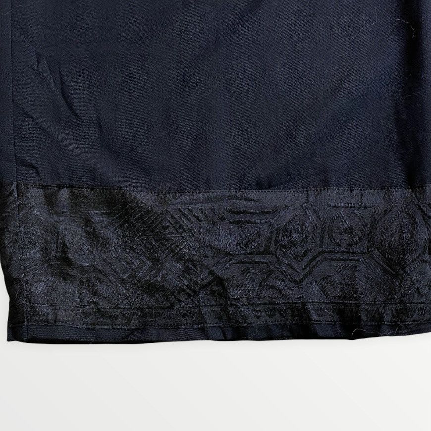 Yohji Yamamoto Y’s Black Wool With Rayon Hem Replax Fit Size US 32 / EU 48 - 4 Thumbnail