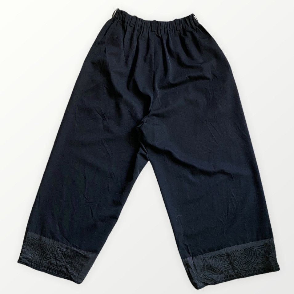 image of Yohji Yamamoto Y’S Black Wool With Rayon Hem Replax Fit, Men's (Size 32)