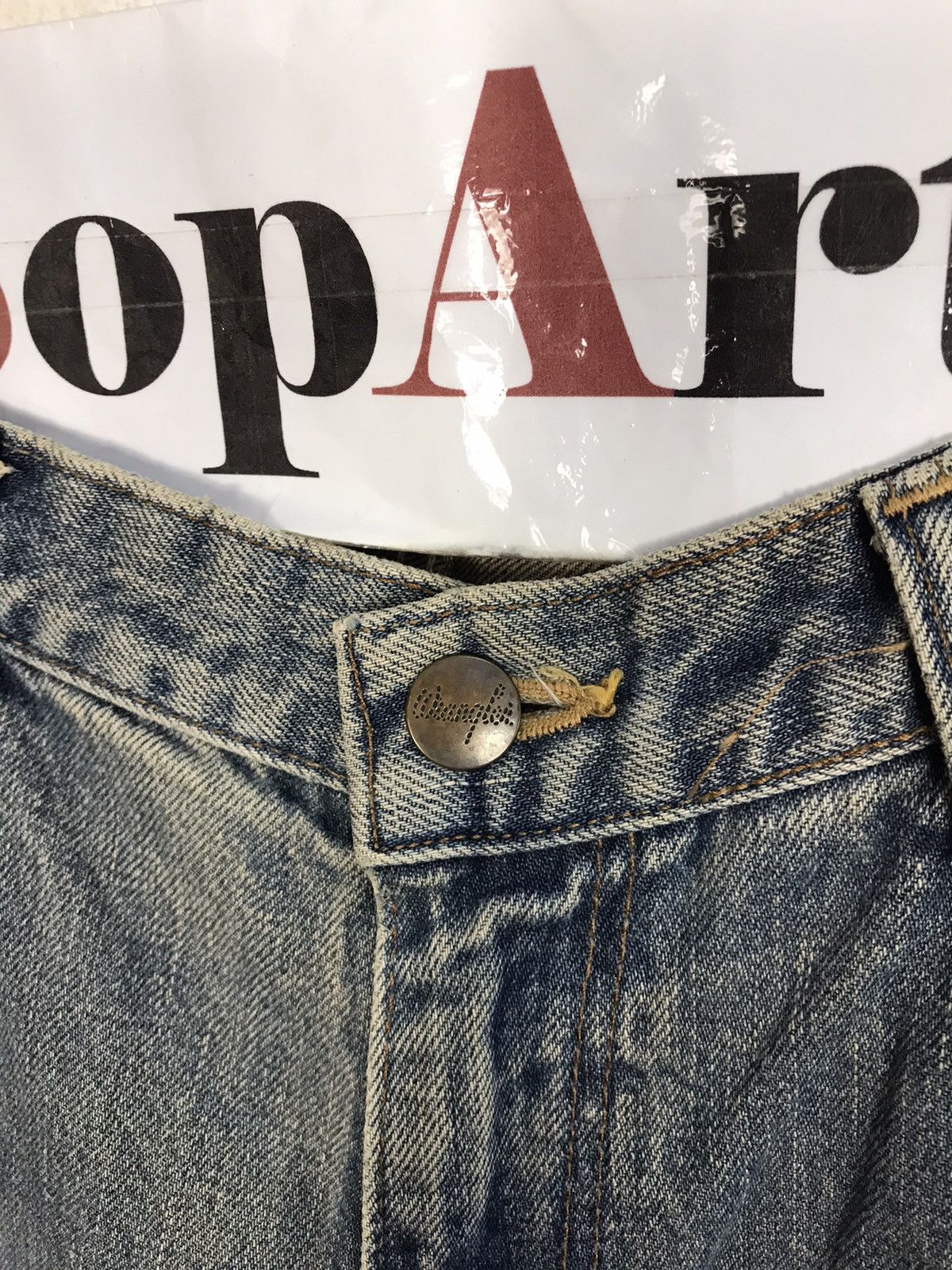 Vintage × Wrangler Vtg Wrangler Authentic Western Wear Selvedge Faded Colour Size US 33 - 8 Thumbnail