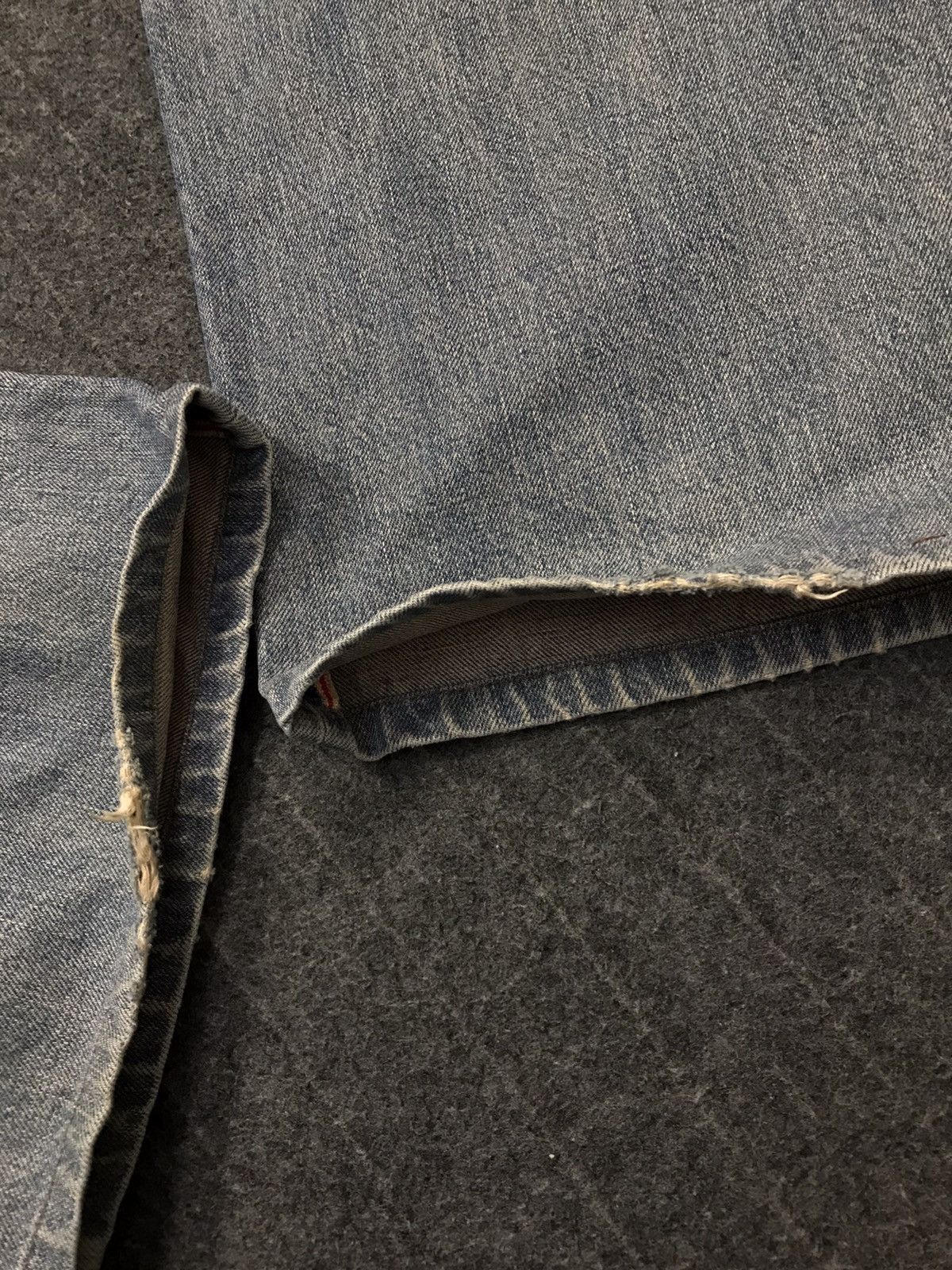 Vintage × Wrangler Vtg Wrangler Authentic Western Wear Selvedge Faded Colour Size US 33 - 21 Thumbnail