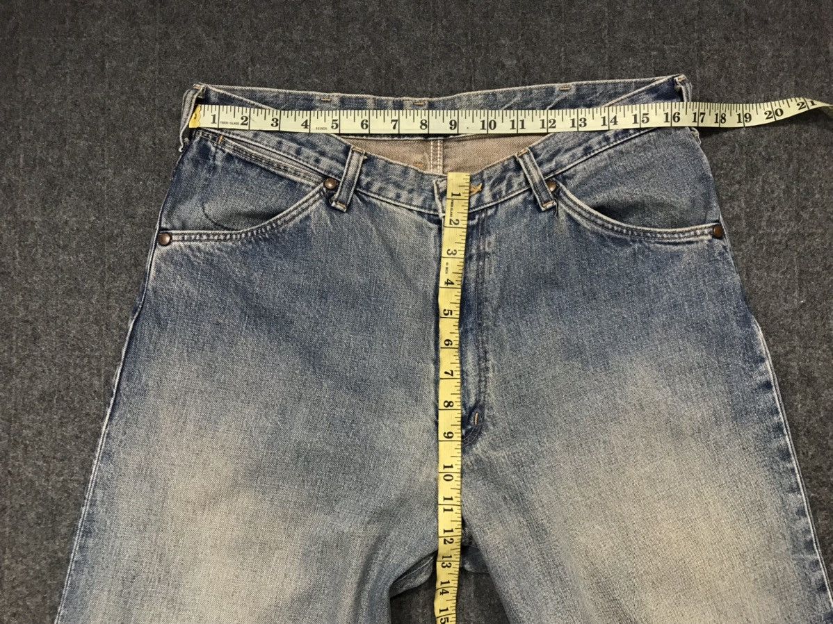 Vintage × Wrangler Vtg Wrangler Authentic Western Wear Selvedge Faded Colour Size US 33 - 17 Thumbnail