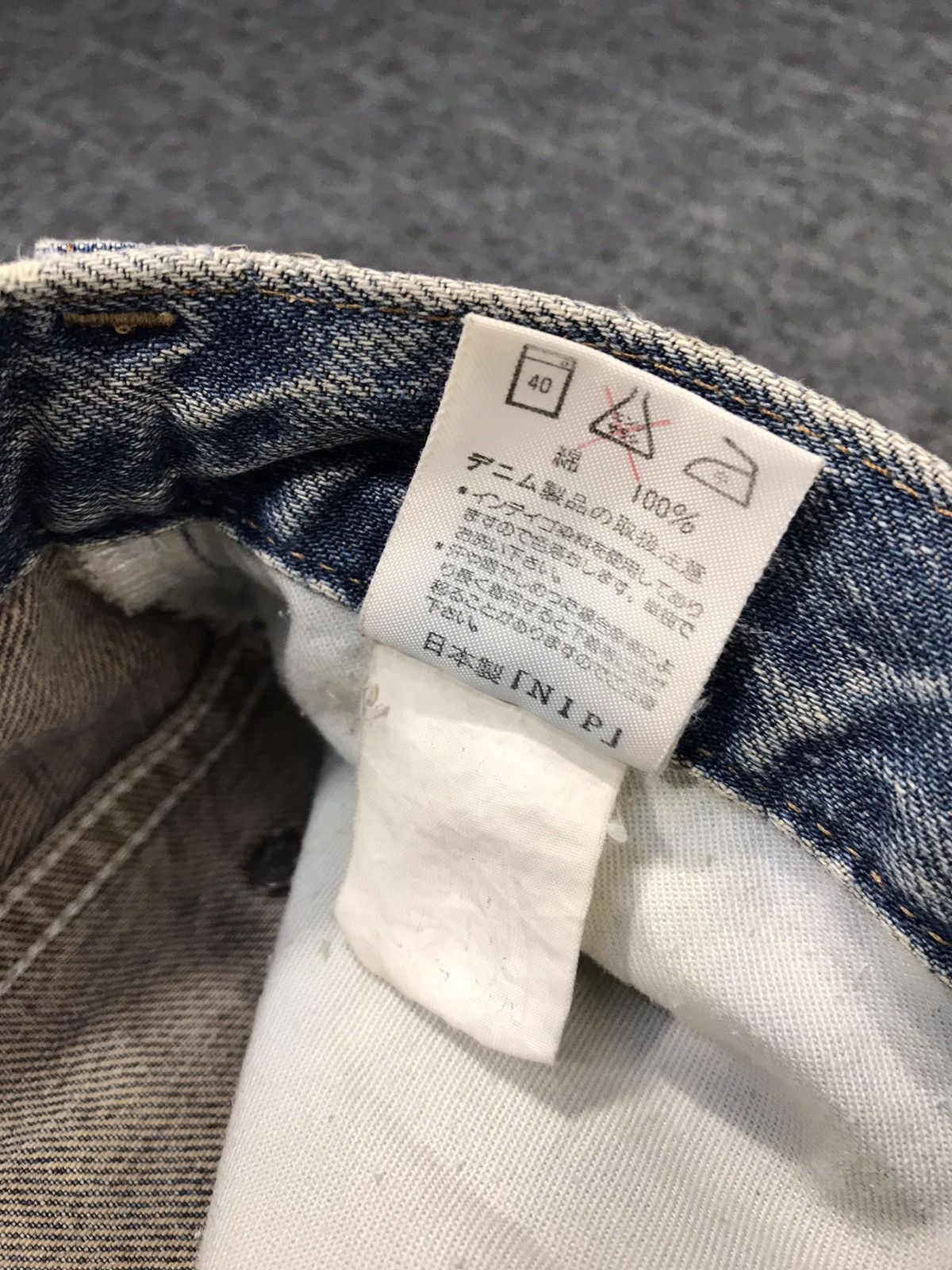 Vintage × Wrangler Vtg Wrangler Authentic Western Wear Selvedge Faded Colour Size US 33 - 16 Thumbnail