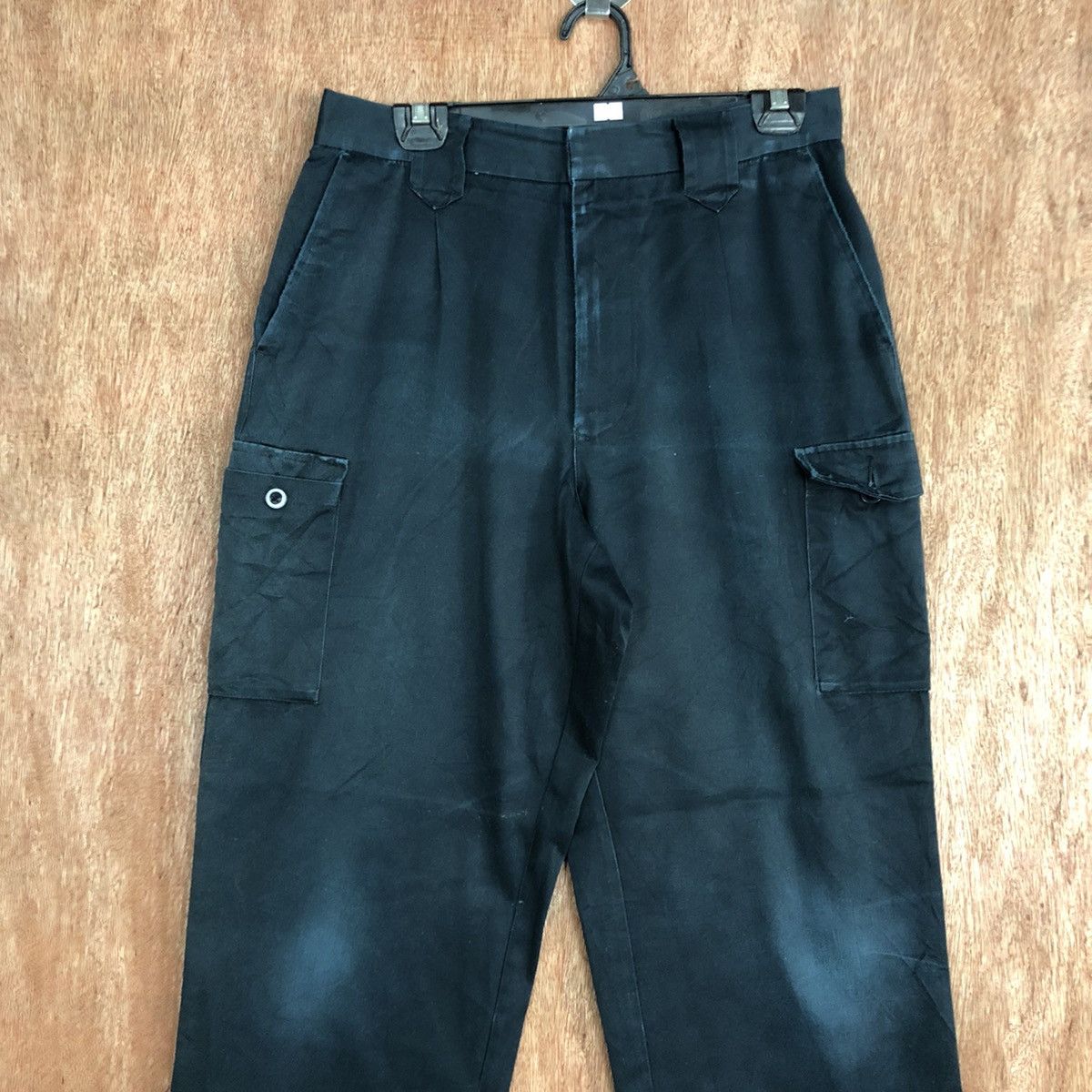Japanese Brand DL Japan Blue faded multipocket utility Cargo Pants #c718 Size US 30 / EU 46 - 2 Thumbnail