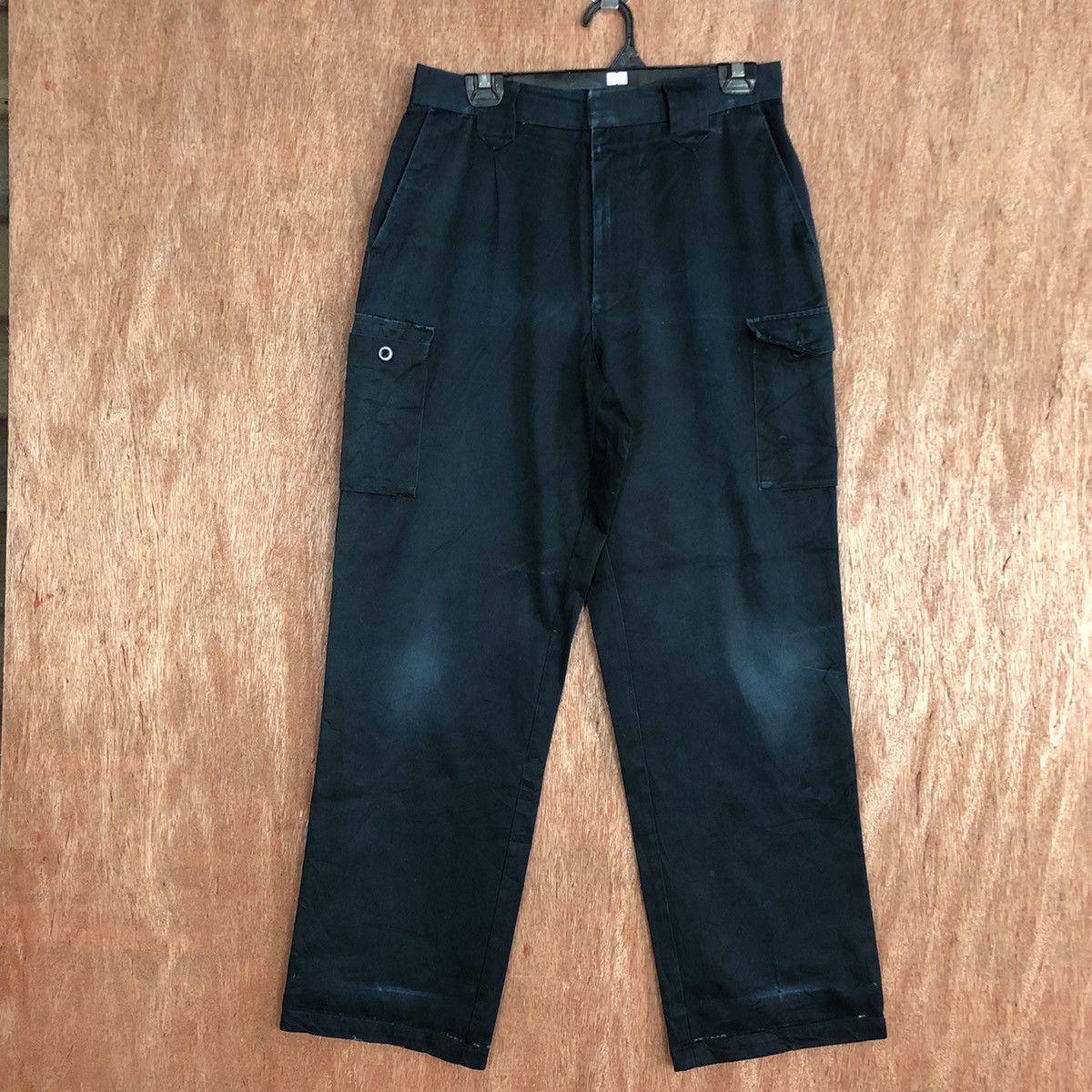 Japanese Brand DL Japan Blue faded multipocket utility Cargo Pants #c718 Size US 30 / EU 46 - 1 Thumbnail