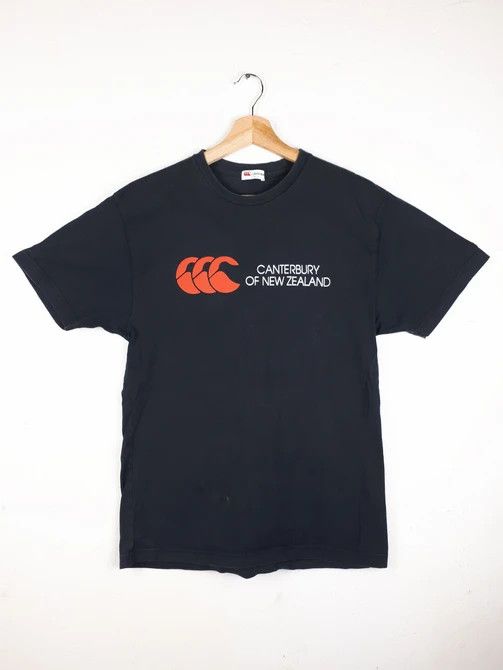Canterbury of New Zealand × Vintage Canterbury New Zealand Rugby Logo Spell Out Tshirt Size US S / EU 44-46 / 1 - 1 Thumbnail