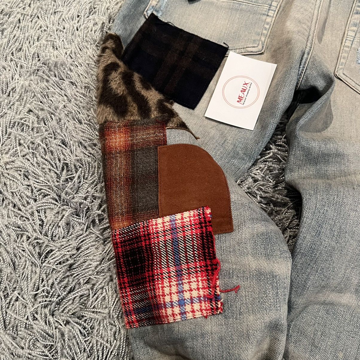 Amiri Amiri bandana jeans denim stars logo MX1 tapered stack Size US 30 / EU 46 - 13 Thumbnail