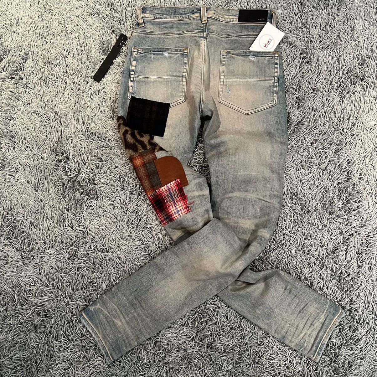 Amiri Amiri bandana jeans denim stars logo MX1 tapered stack Size US 30 / EU 46 - 16 Thumbnail