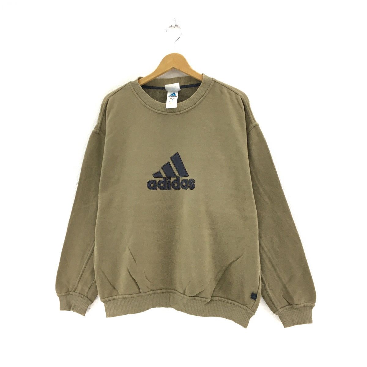Adidas Vintage 90s Adidas Sweatshirt Big Logo Size US M / EU 48-50 / 2 - 2 Thumbnail