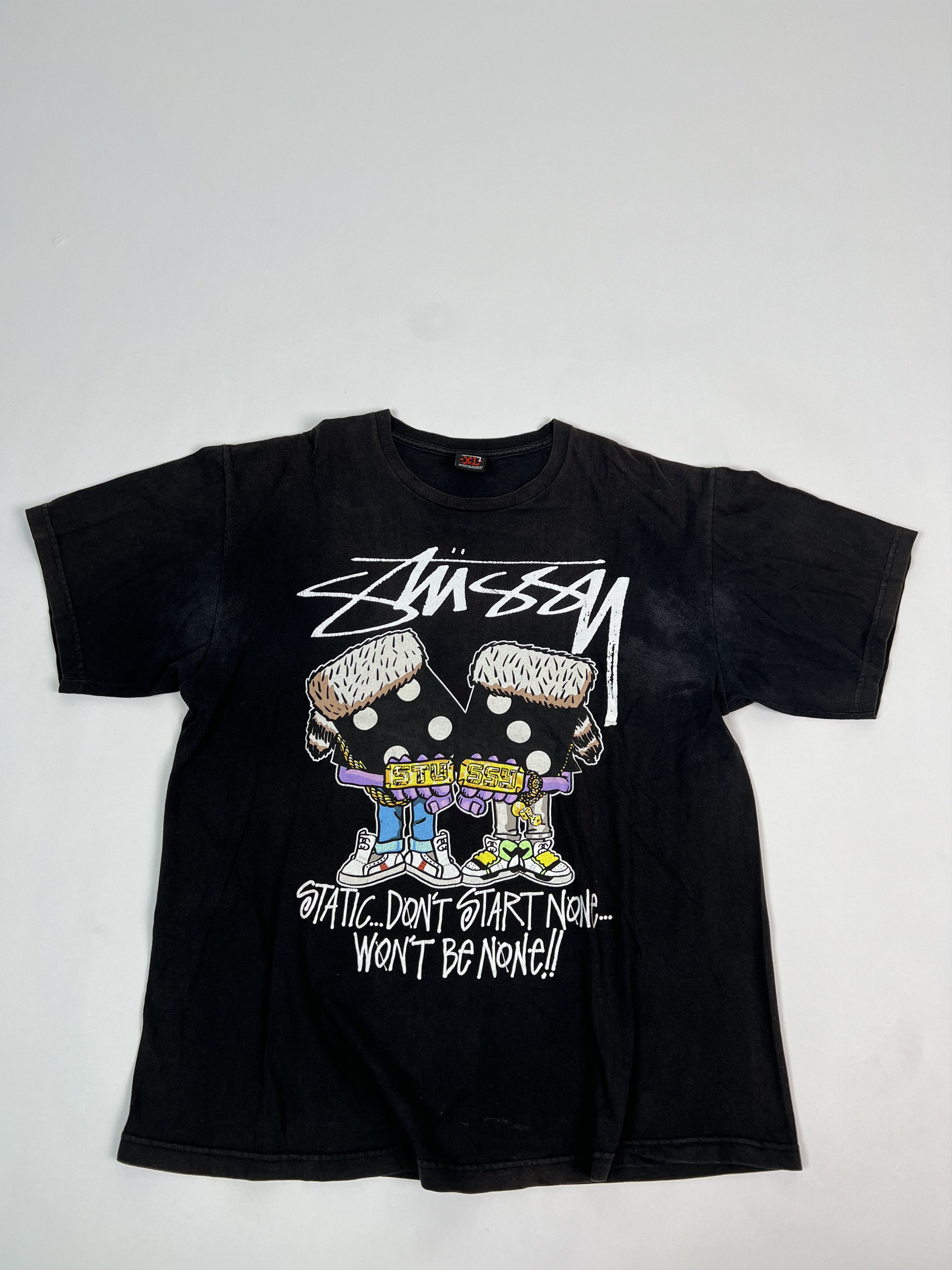 old stussy 名作 STUSSY STATIC DON'T START - メルカリ