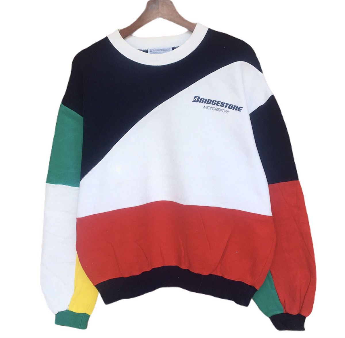 Vintage Vintage 90s Bridgestone Motorsports Sweatshirt Size US S / EU 44-46 / 1 - 4 Thumbnail