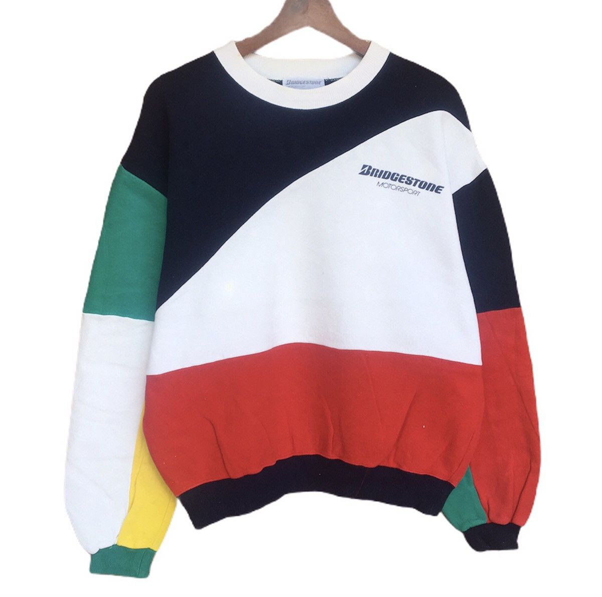 Vintage Vintage 90s Bridgestone Motorsports Sweatshirt Size US S / EU 44-46 / 1 - 5 Thumbnail
