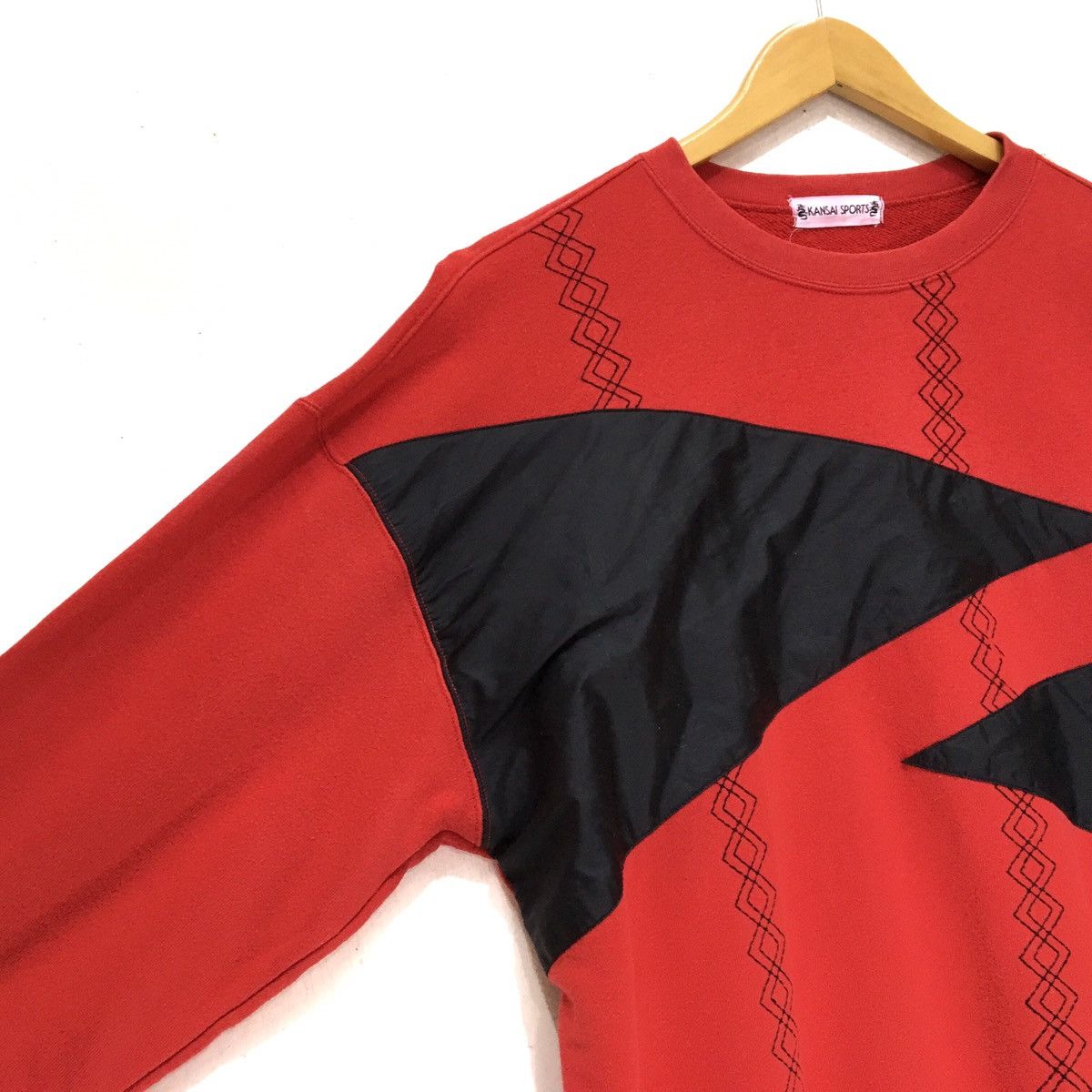 Kansai Yamamoto Vintage KANSAI SPORTS CrewNeck Long Sleeve Sweatshirt Size US L / EU 52-54 / 3 - 6 Thumbnail