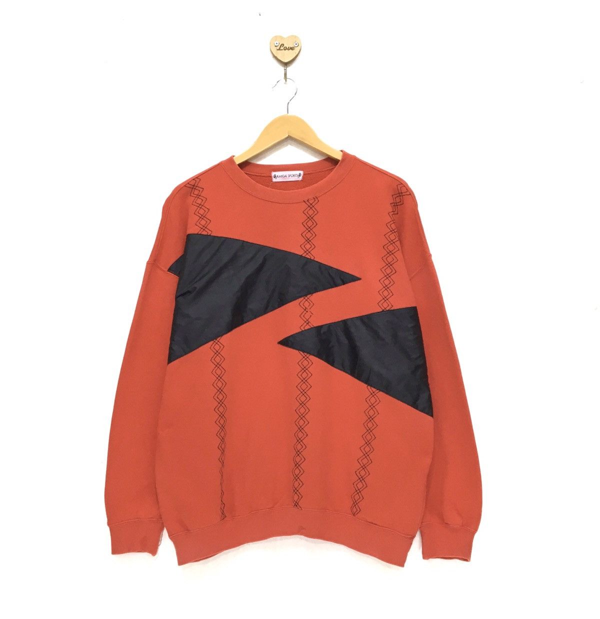 Kansai Yamamoto Vintage KANSAI SPORTS CrewNeck Long Sleeve Sweatshirt Size US L / EU 52-54 / 3 - 1 Thumbnail