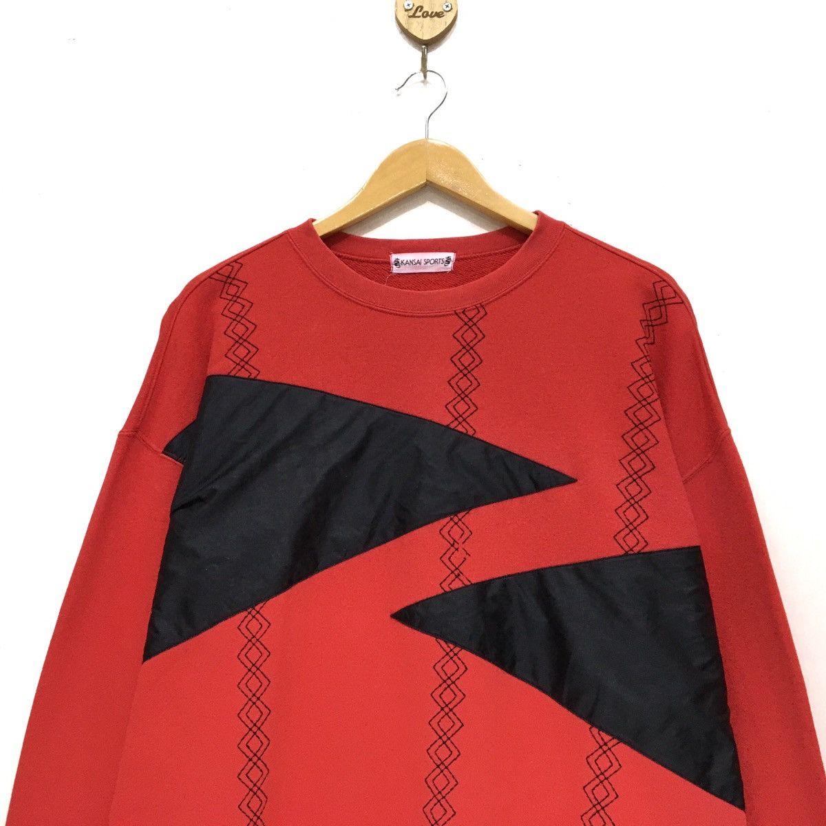 Kansai Yamamoto Vintage KANSAI SPORTS CrewNeck Long Sleeve Sweatshirt Size US L / EU 52-54 / 3 - 5 Thumbnail