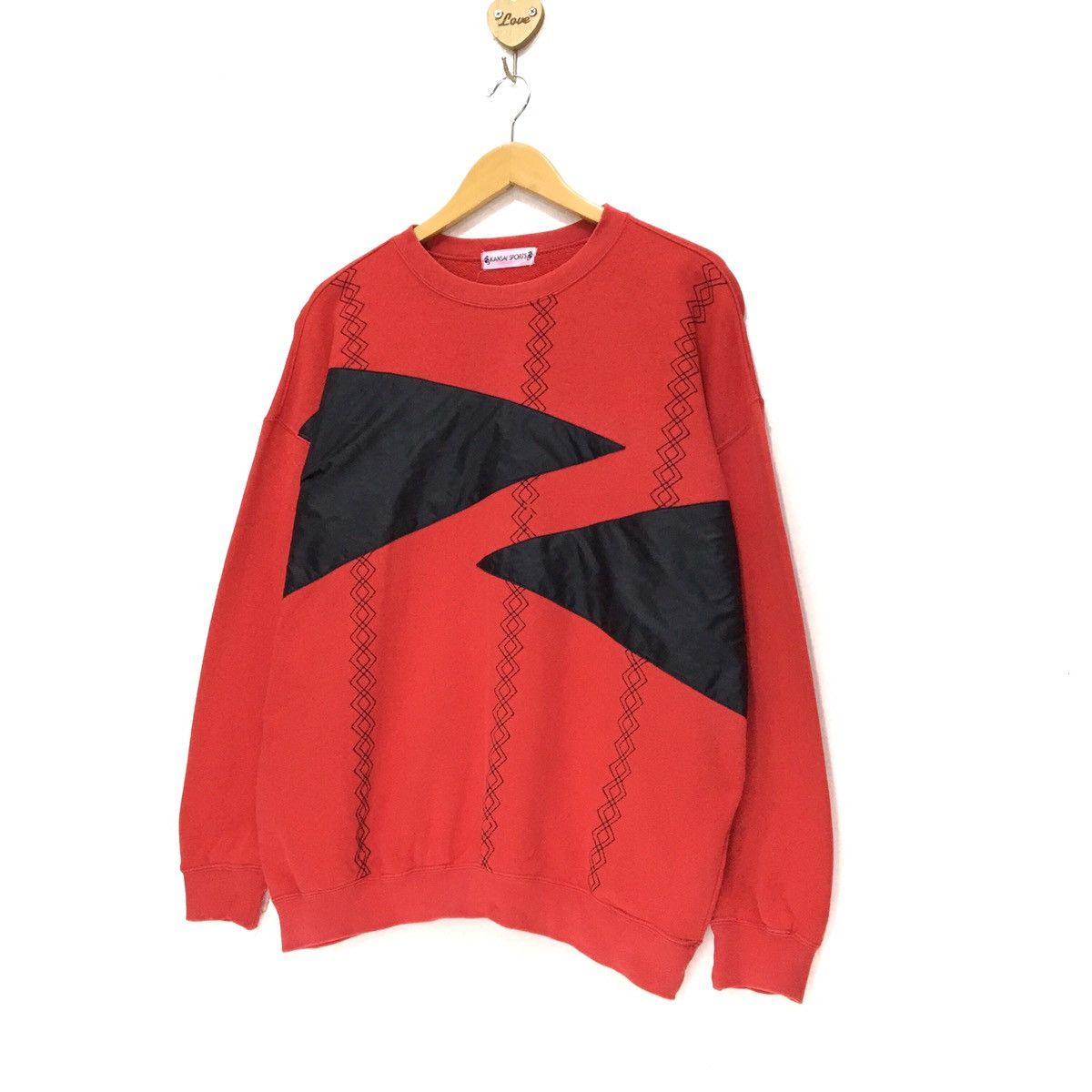 Kansai Yamamoto Vintage KANSAI SPORTS CrewNeck Long Sleeve Sweatshirt Size US L / EU 52-54 / 3 - 4 Thumbnail