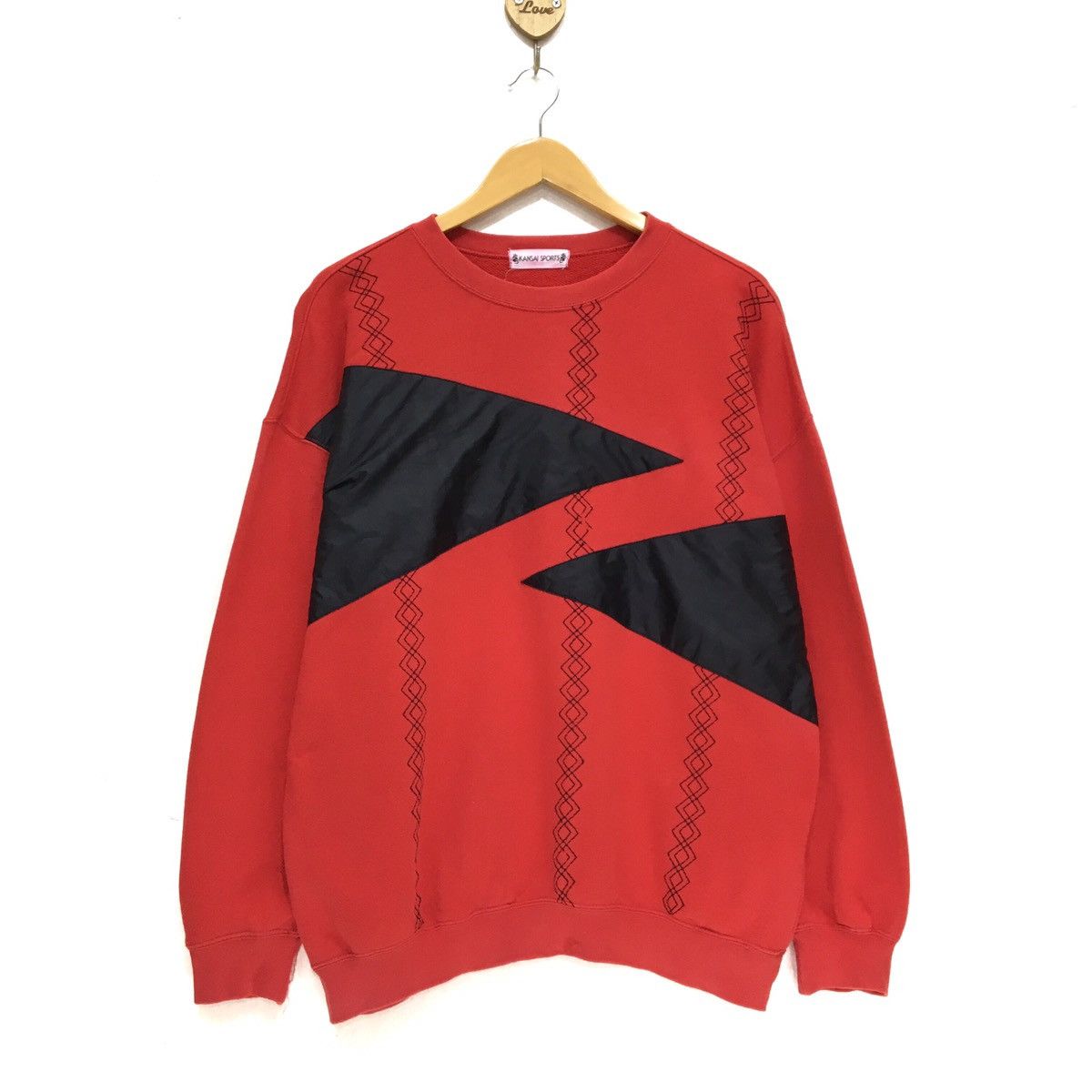 Kansai Yamamoto Vintage KANSAI SPORTS CrewNeck Long Sleeve Sweatshirt Size US L / EU 52-54 / 3 - 3 Thumbnail