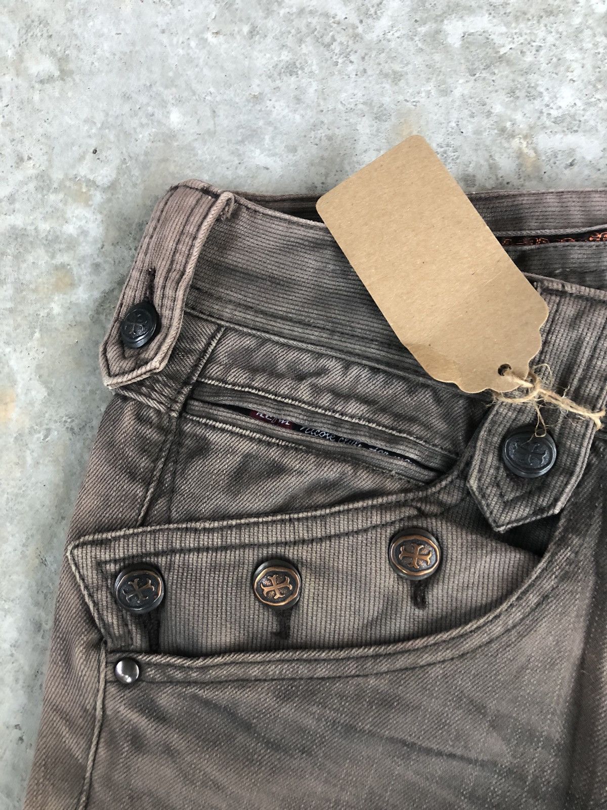 Nicole Club Nicole Club Flared Jeans Snake Skin Leather Distressed Size US 30 / EU 46 - 11 Thumbnail