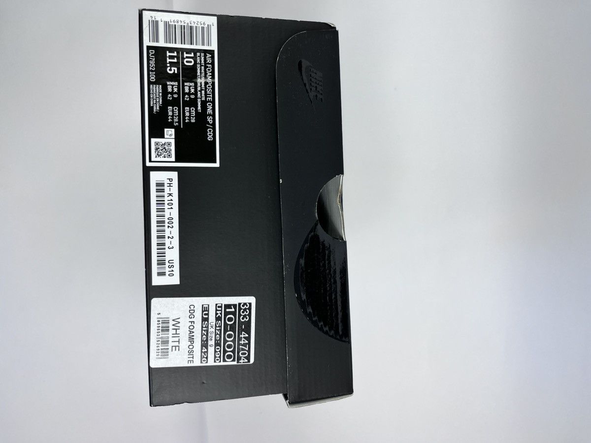 Comme des Garcons × Nike NIKE AIR FOAMPOSITE ONE 2021 SNEAKERS Size US 10 / EU 43 - 10 Thumbnail