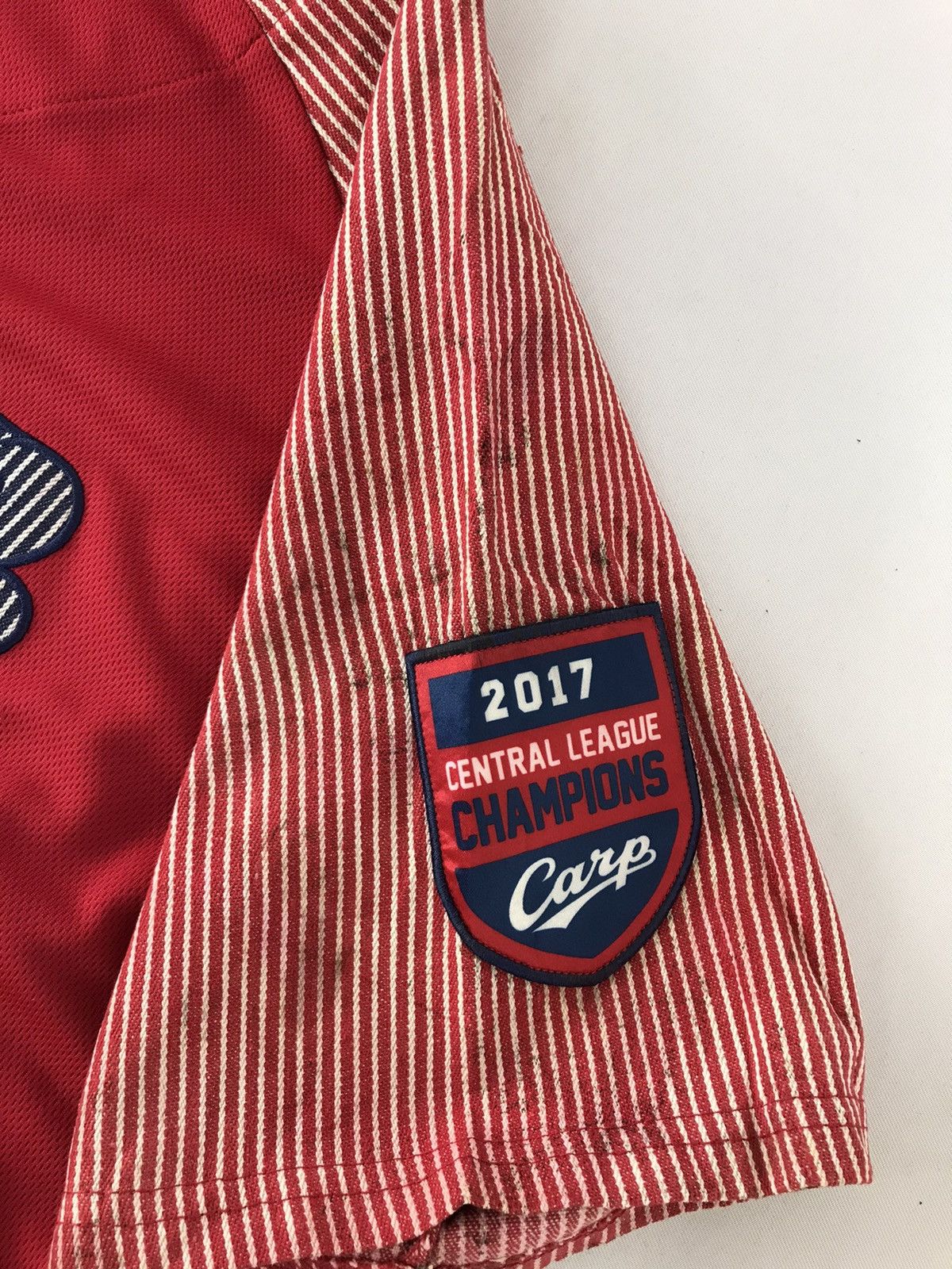 Japanese Brand × Vintage Carps 18 Fun Club Japanese Baseball League Button Up Tee Size US S / EU 44-46 / 1 - 5 Thumbnail