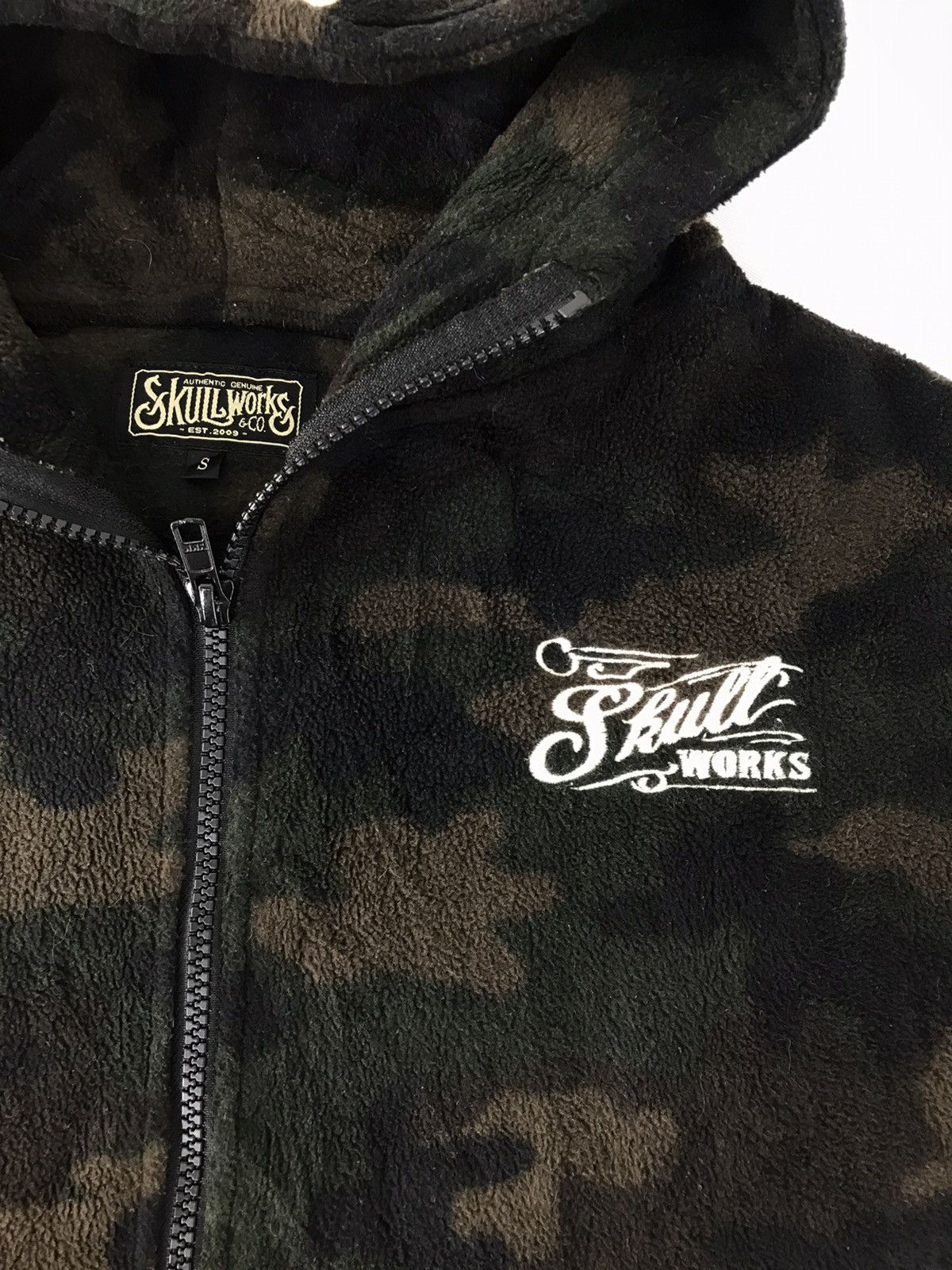 Japanese Brand Japanese Brand Skull Works Camo Hoodies Designer K493j Size US S / EU 44-46 / 1 - 2 Thumbnail