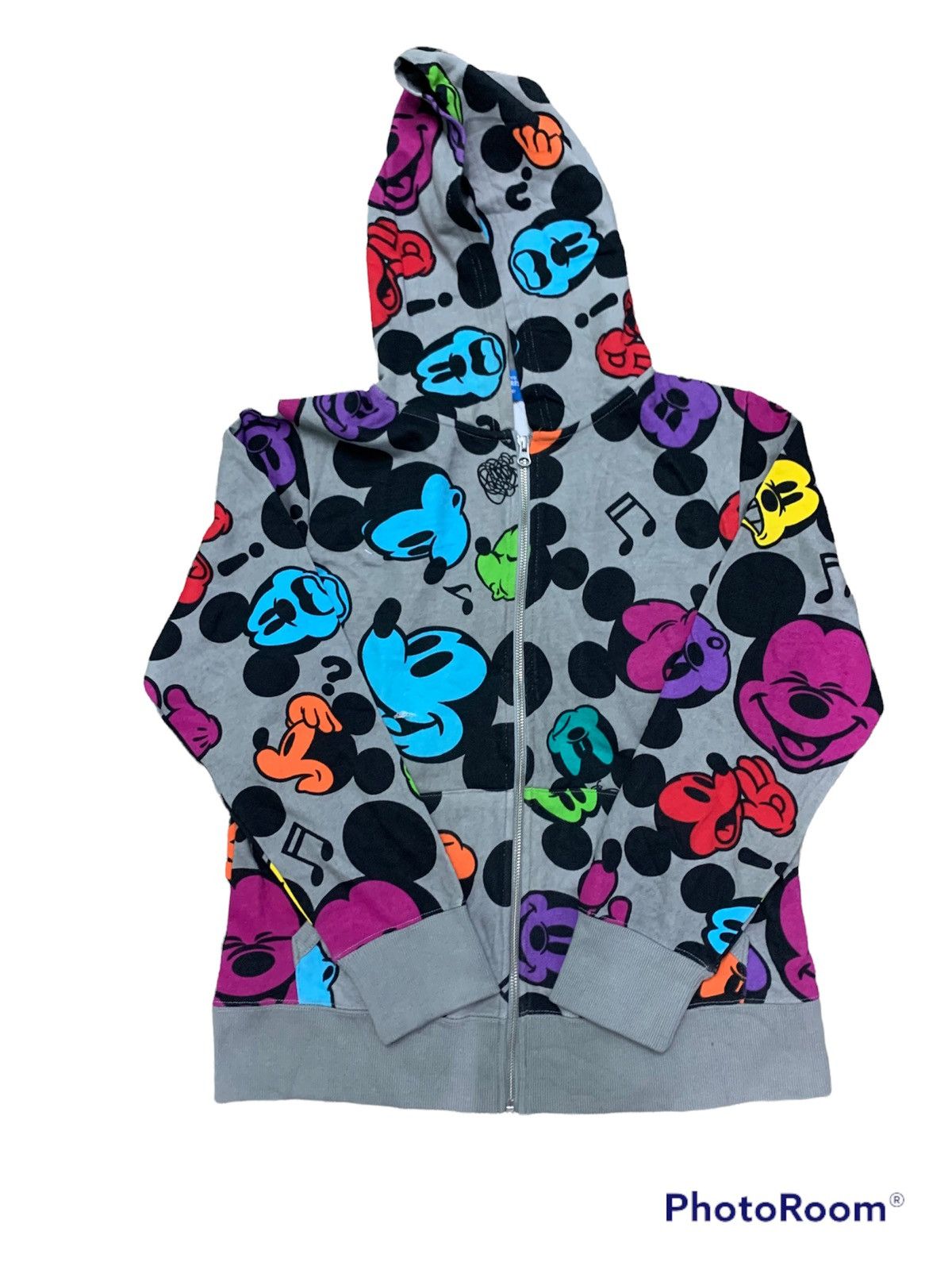 Disney Nice Zipper Mickey Mouse Full Print Hoodies Size US M / EU 48-50 / 2 - 2 Thumbnail