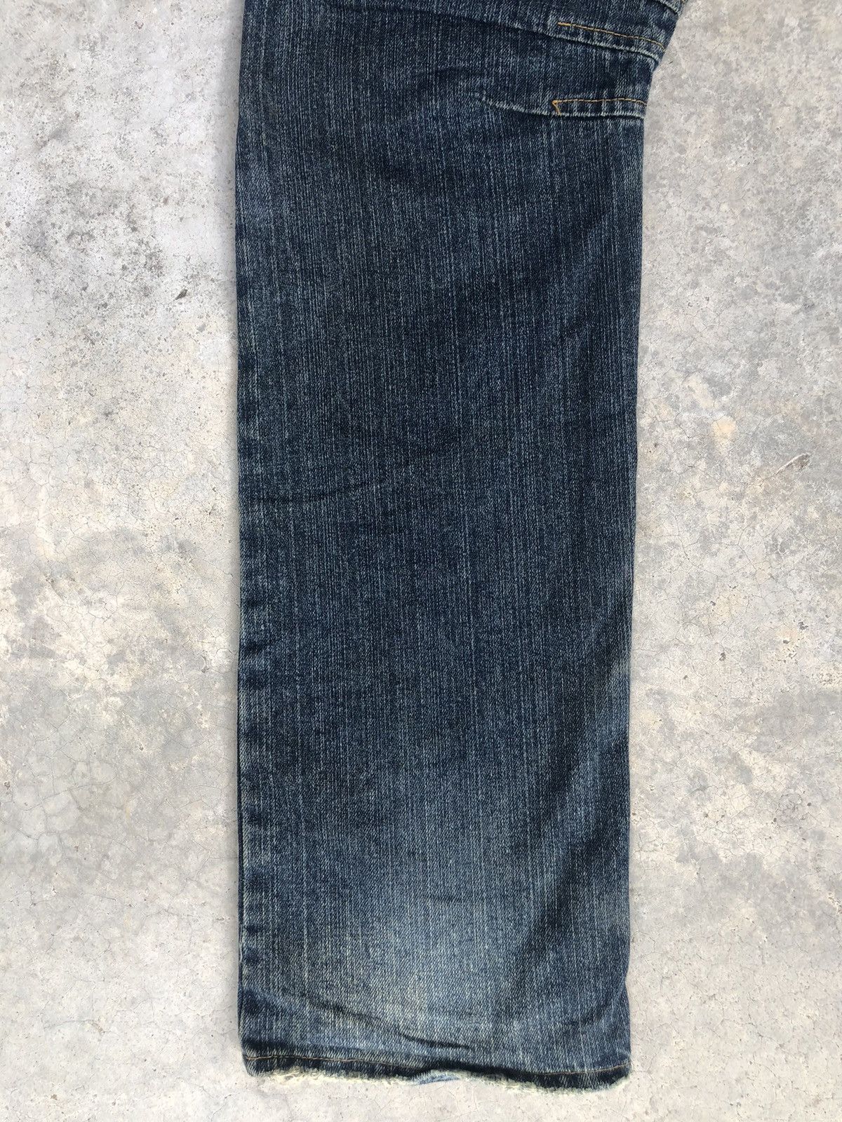 Japanese Brand Japanese Rosa Double Waist Distressed Jeans Size US 31 - 11 Thumbnail