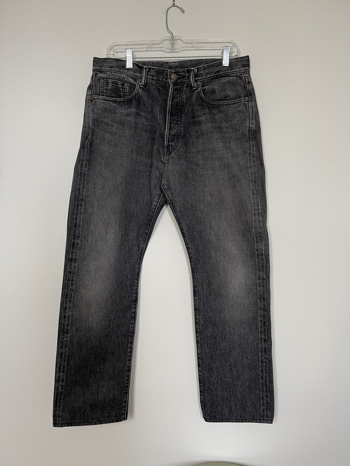 image of Jelado 66’ Selvedge Denim Jean In Vintage Black, Men's (Size 32)