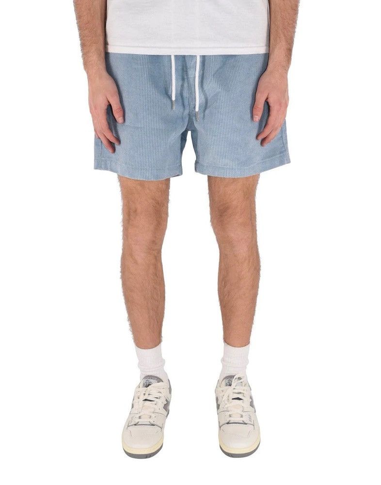 Vintage Corduroy Shorts Sky Blue S Size US 30 / EU 46 - 2 Thumbnail