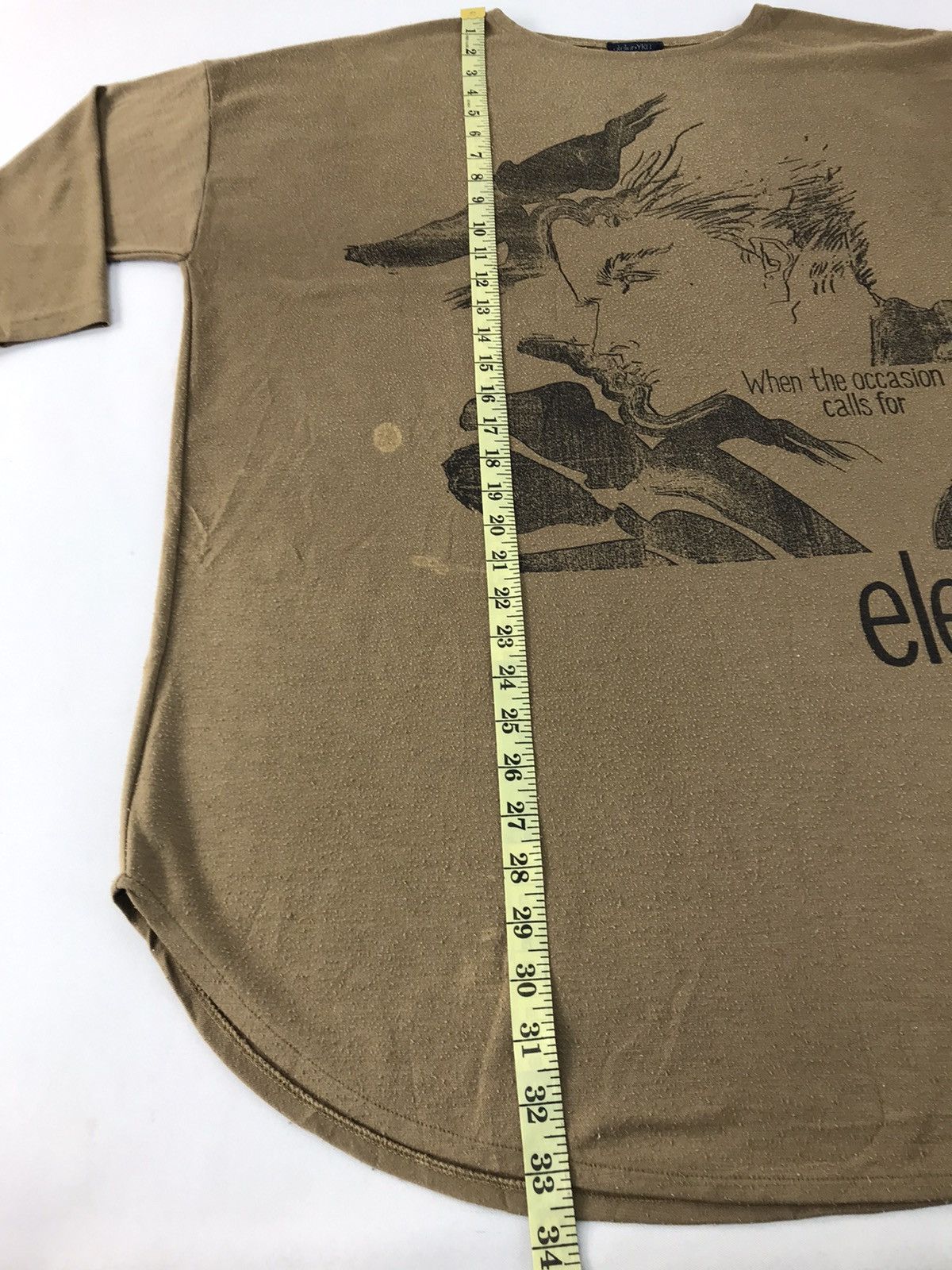 Japanese Brand × Vintage Atelier YKO Elegance Man Design Tee Printed Size US XXL / EU 58 / 5 - 8 Thumbnail