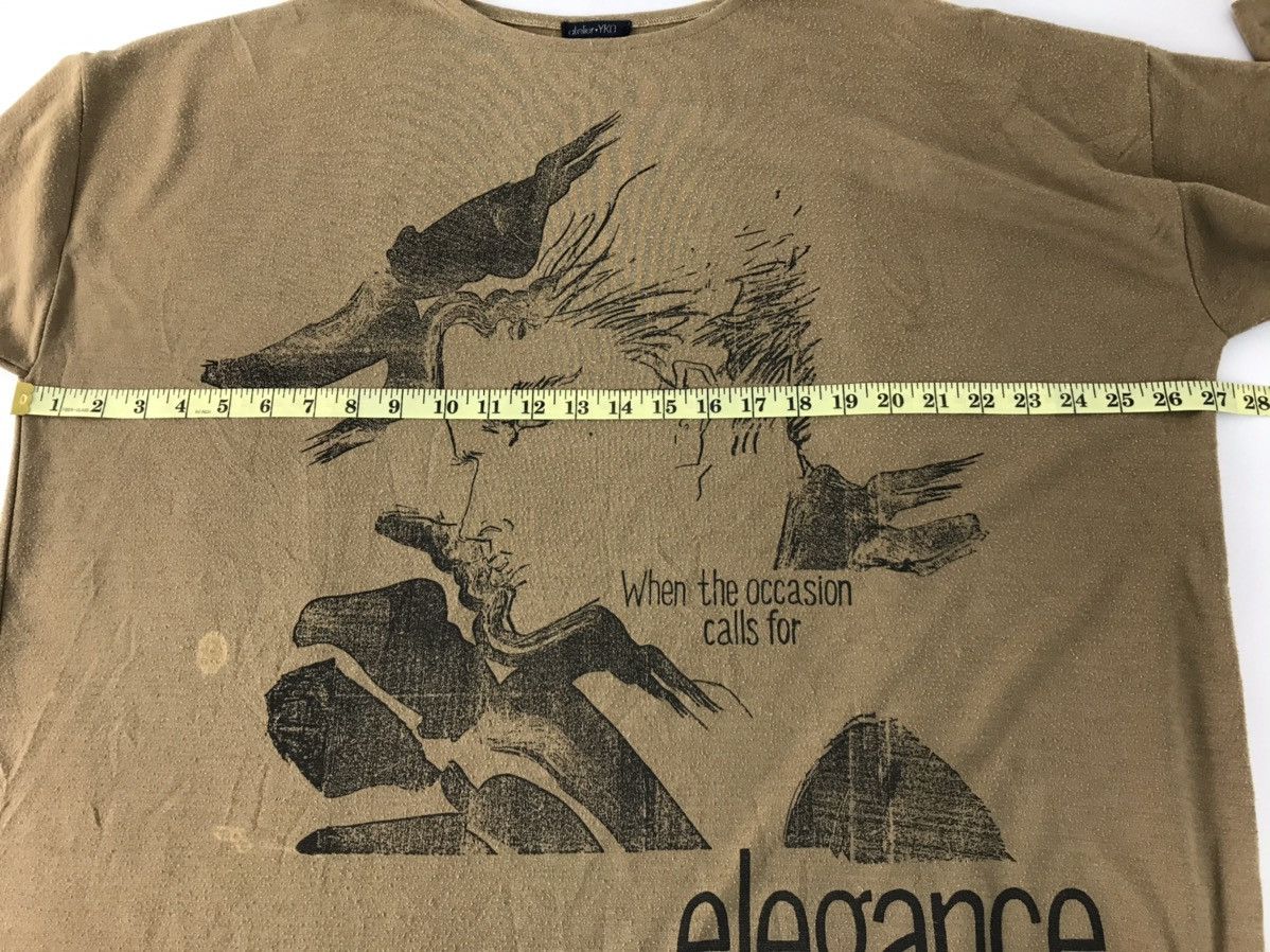 Japanese Brand × Vintage Atelier YKO Elegance Man Design Tee Printed Size US XXL / EU 58 / 5 - 7 Thumbnail