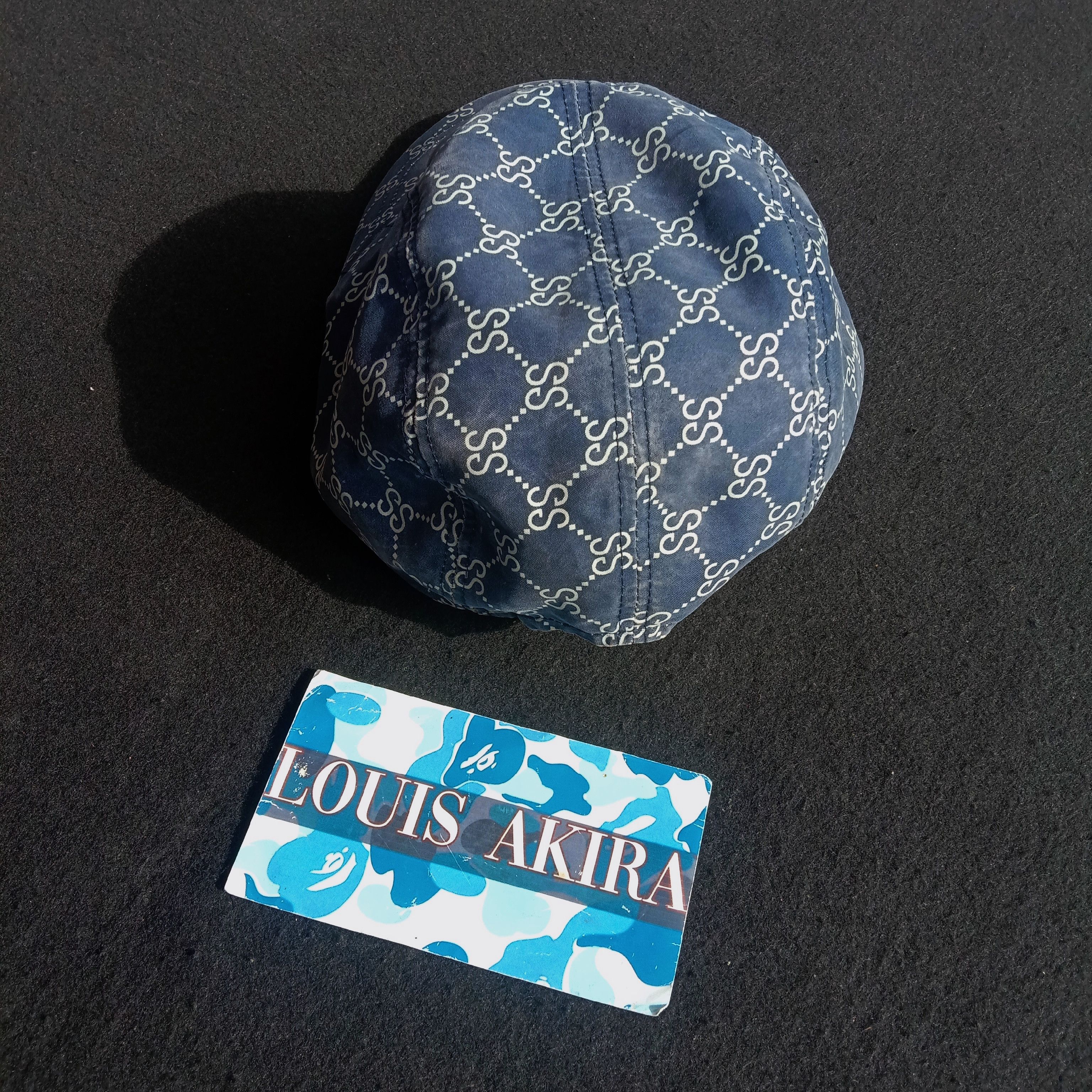 Stussy 2001 Vintage Stussy (Stucci) Parody Gucci Monogram Cap Size ONE SIZE - 3 Thumbnail